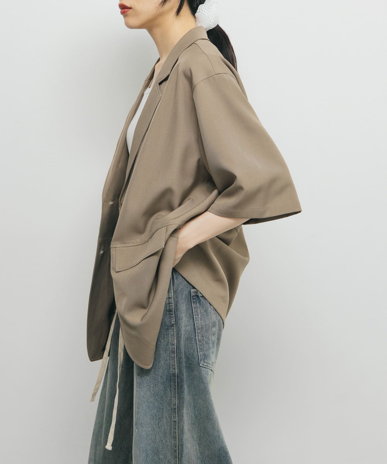 身長：160cm サイズ：one