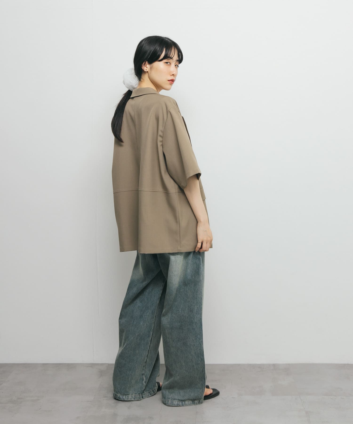身長：160cm サイズ：one