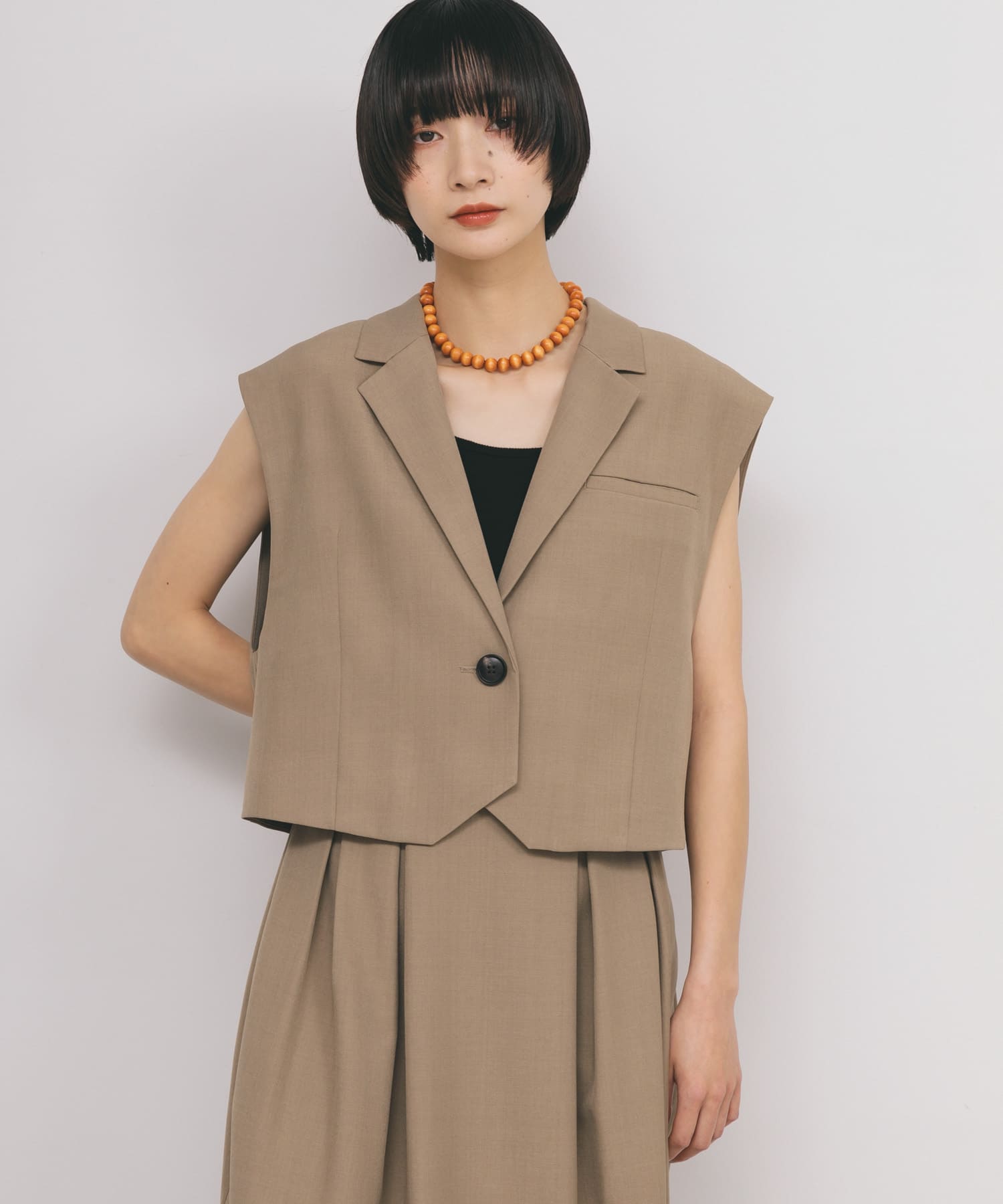 身長：159cm サイズ：one