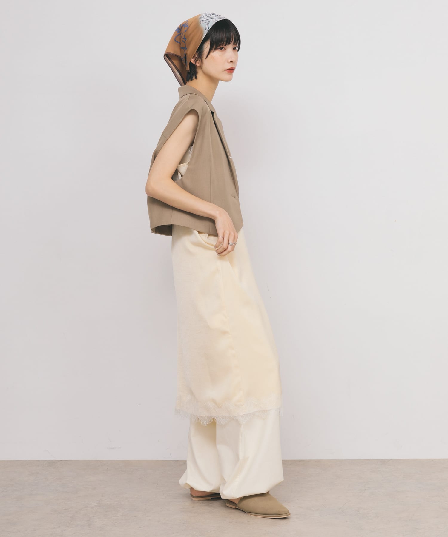 身長：159cm サイズ：one