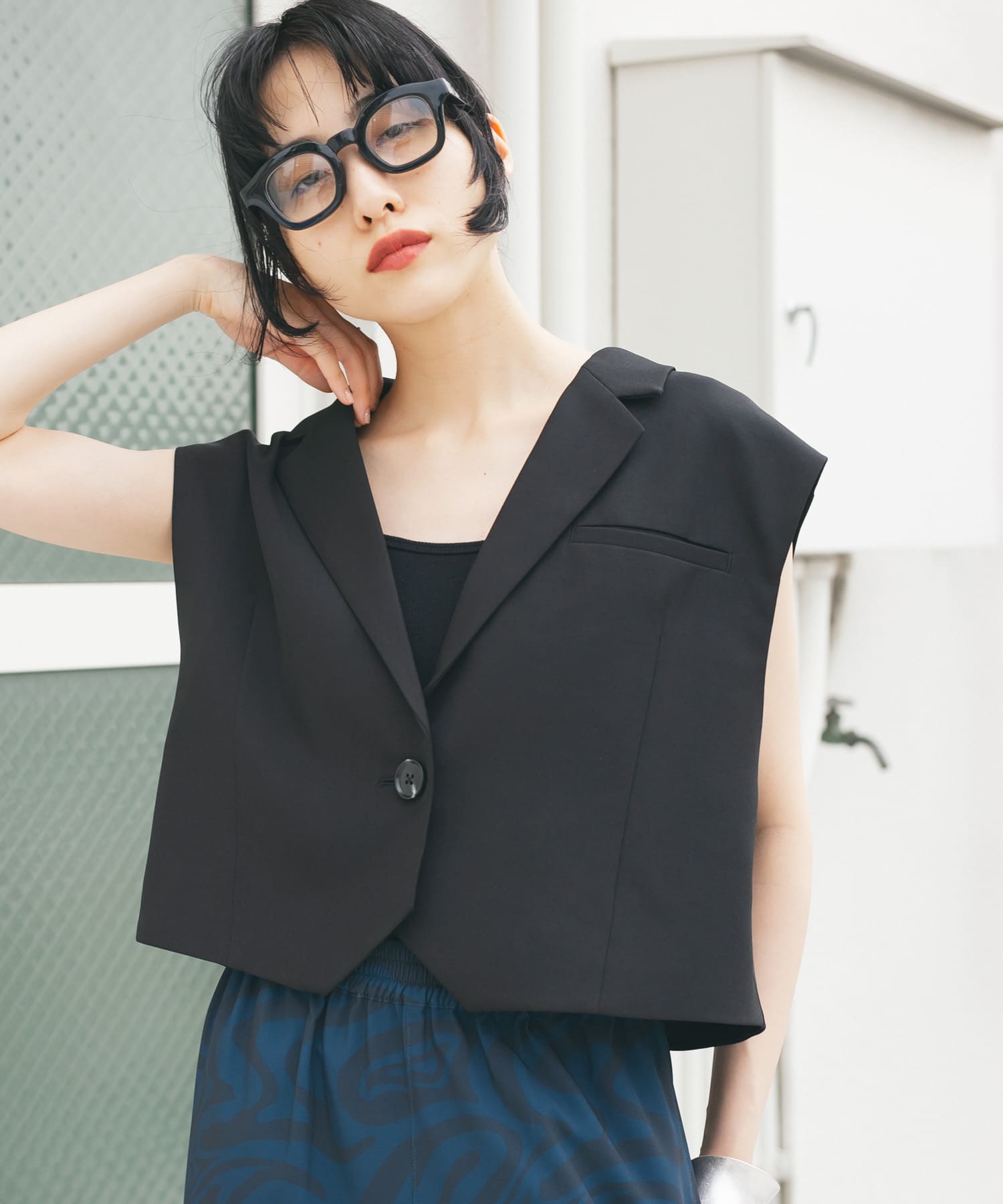 身長：160cm サイズ：one