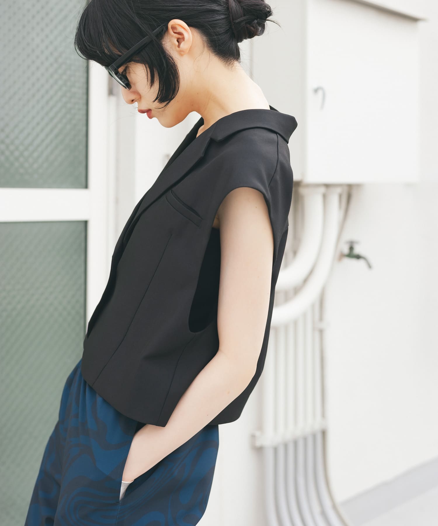 身長：160cm サイズ：one