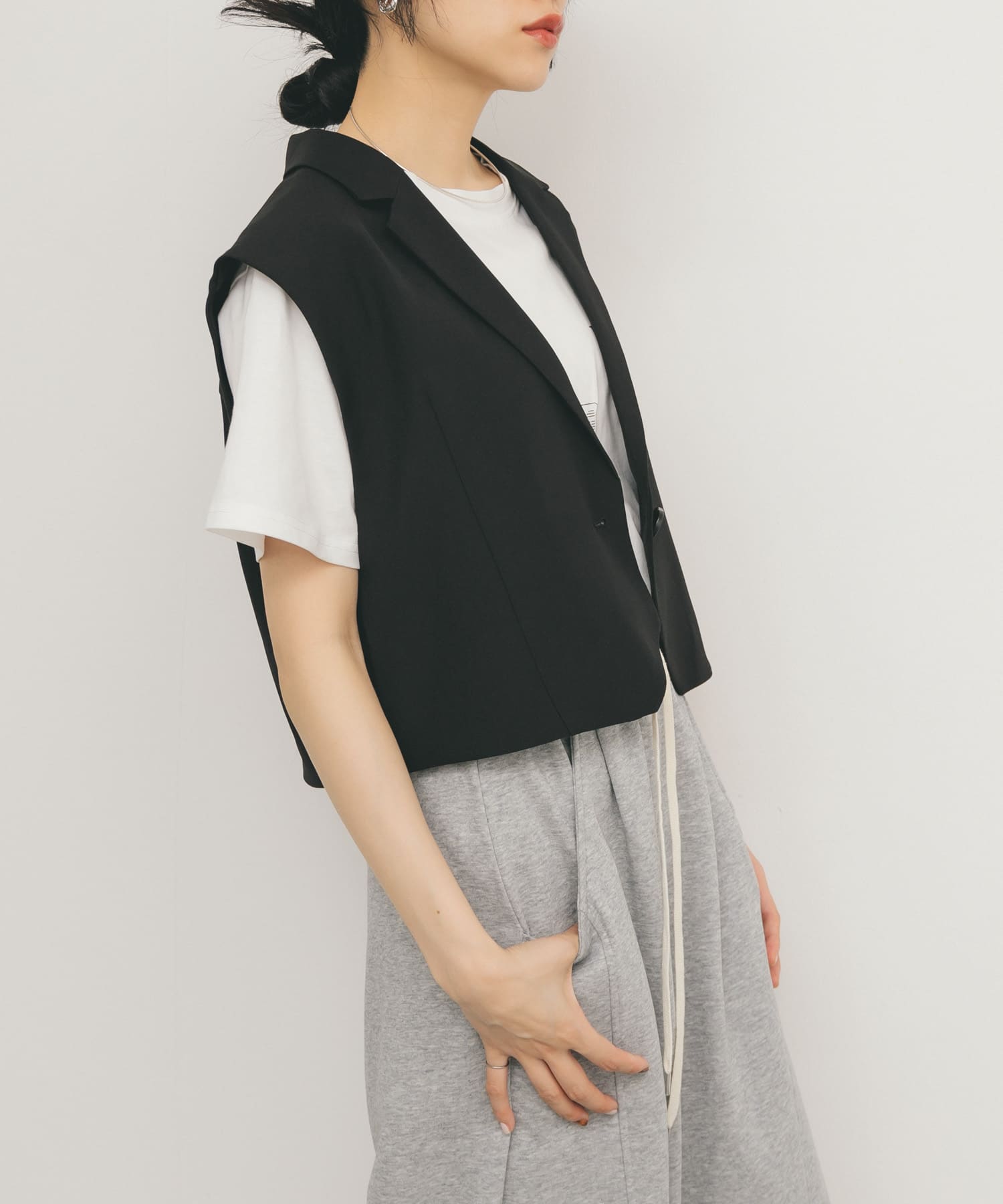 身長：160cm サイズ：one