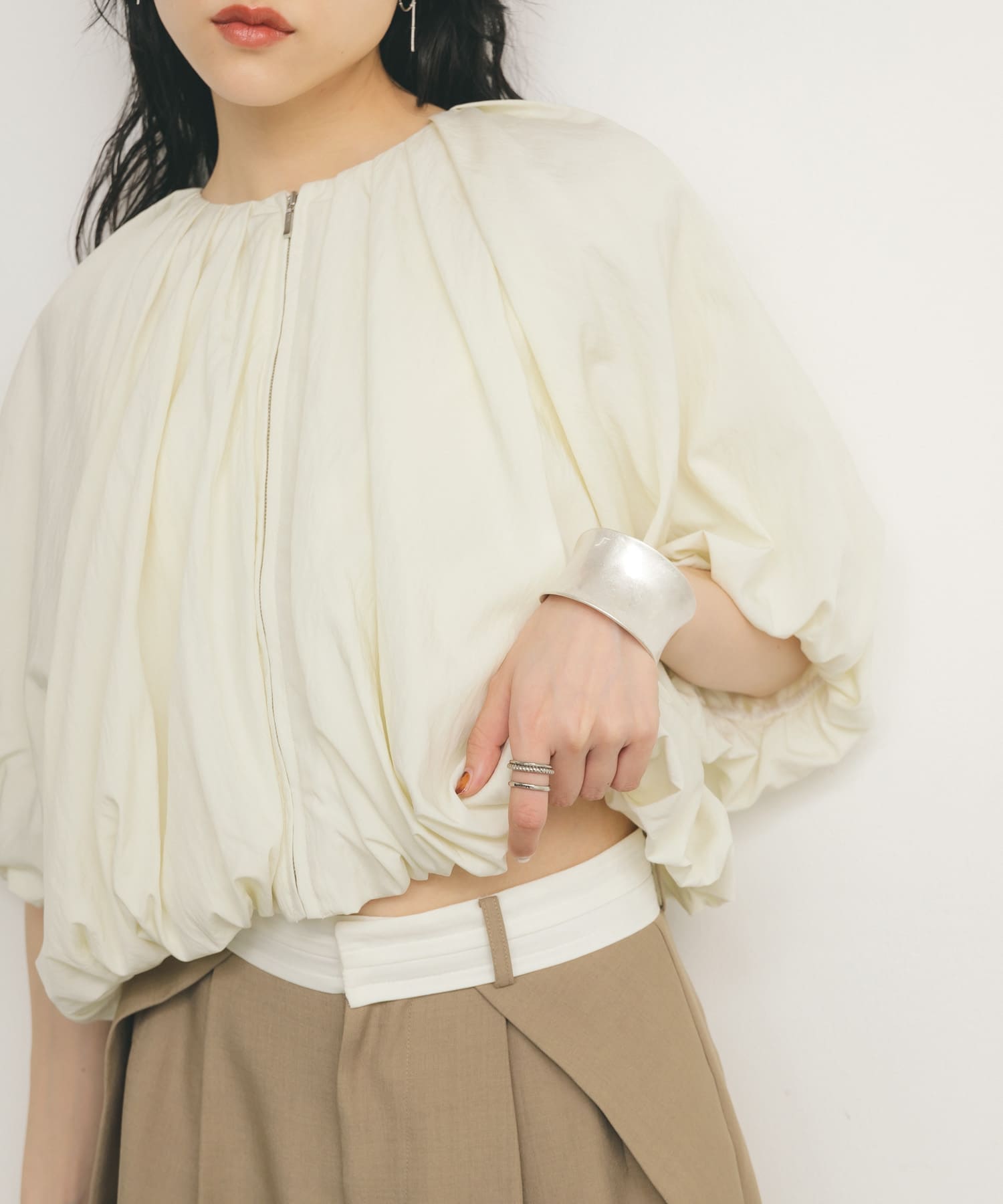 身長：160cm サイズ：one