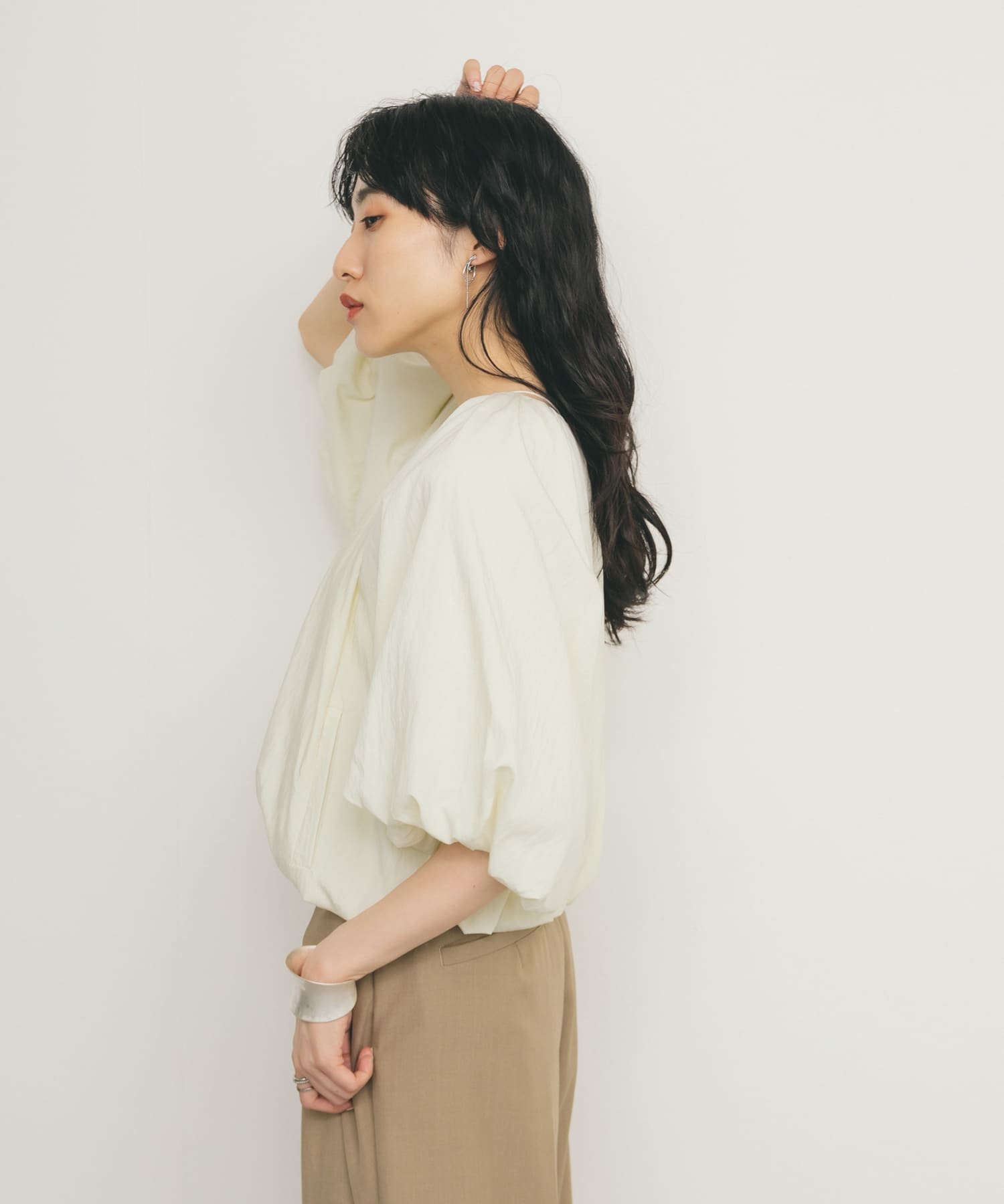 身長：160cm サイズ：one