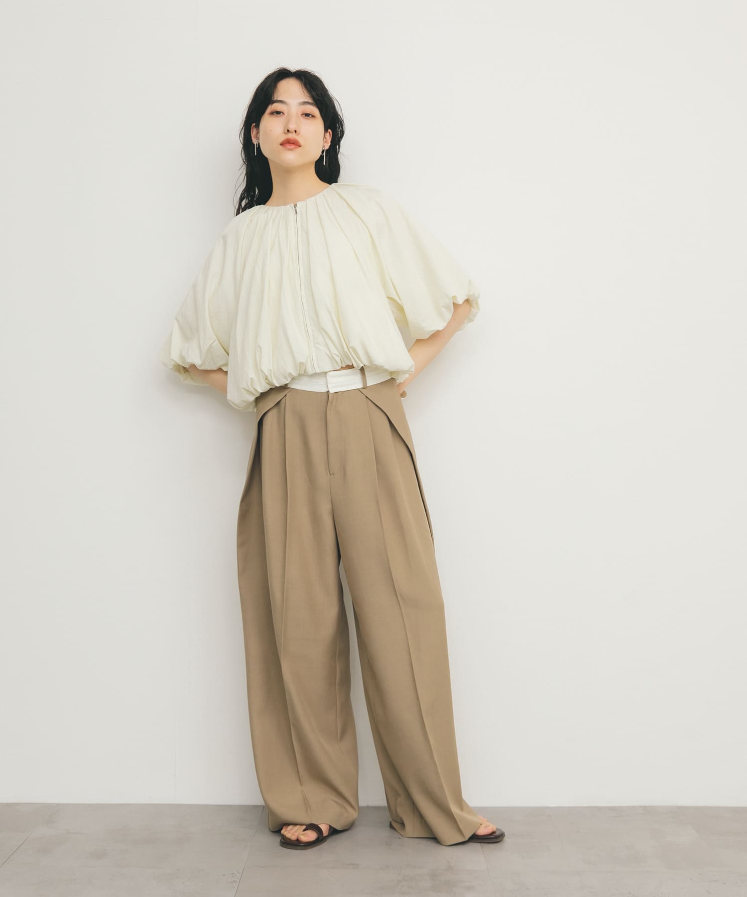 身長：160cm サイズ：one