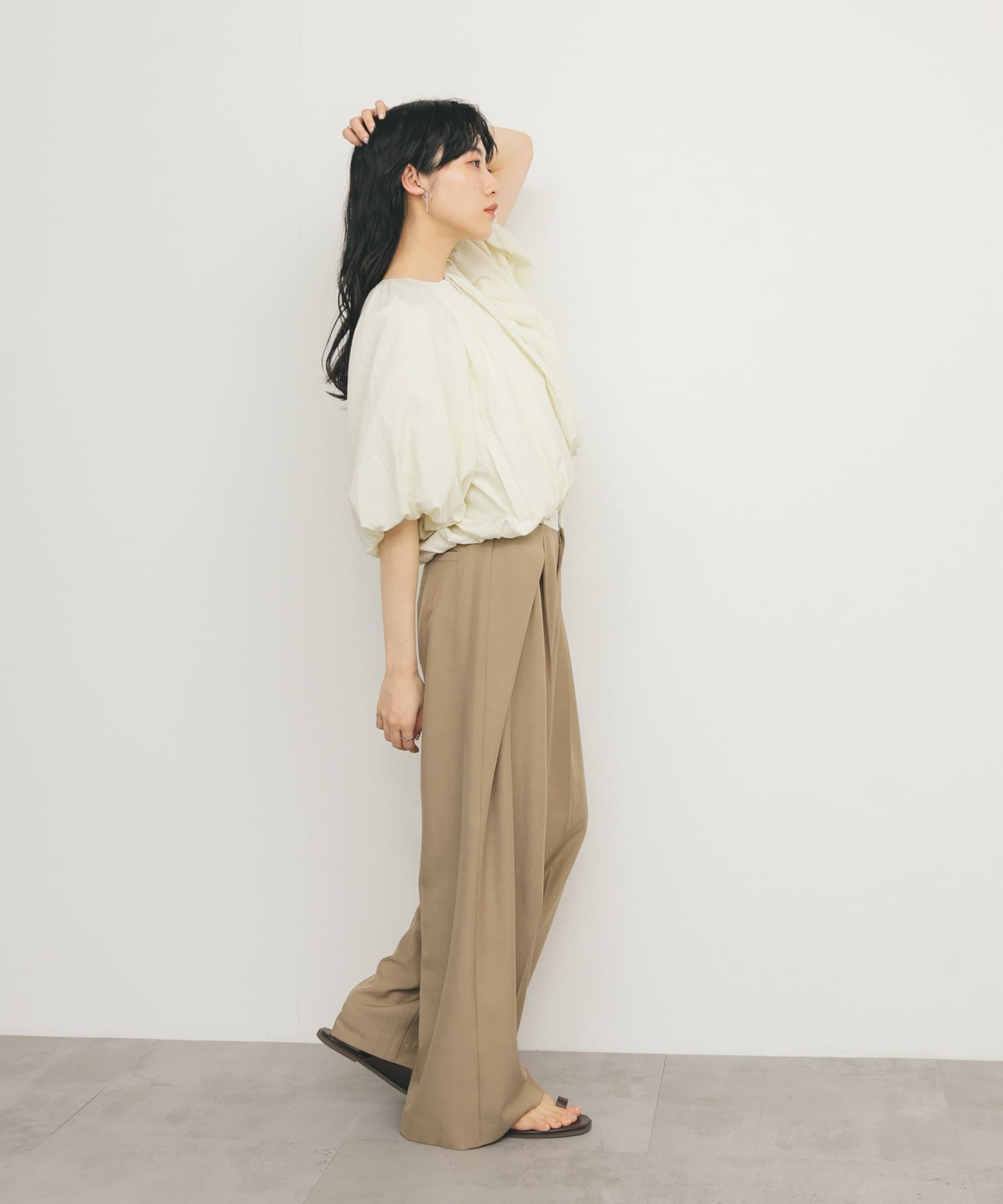 身長：160cm サイズ：one