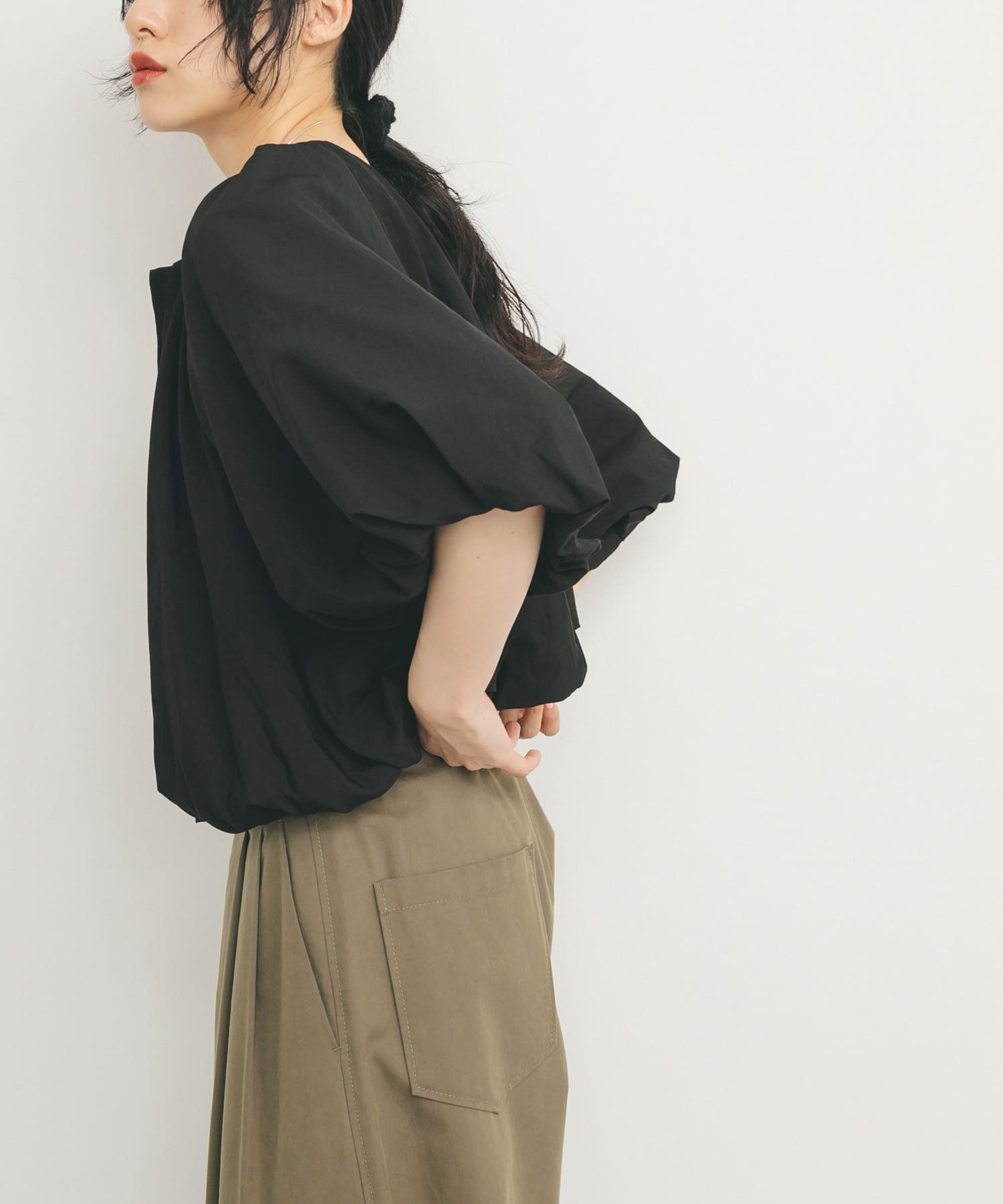 身長：160cm サイズ：one