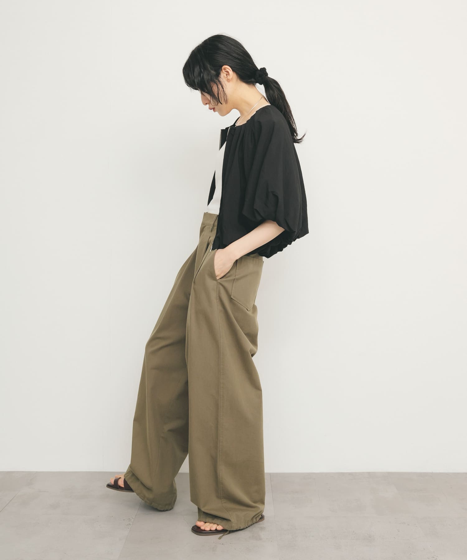 身長：160cm サイズ：one