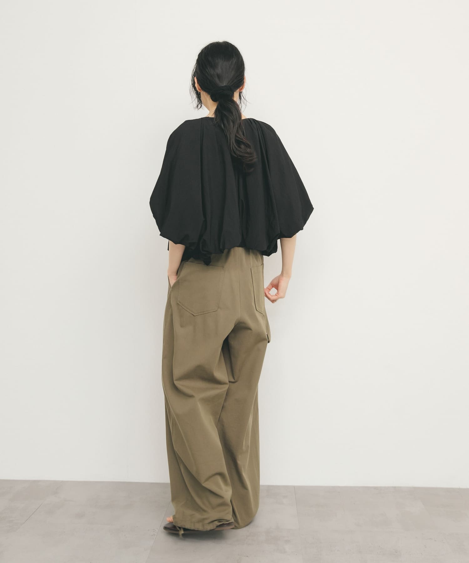 身長：160cm サイズ：one