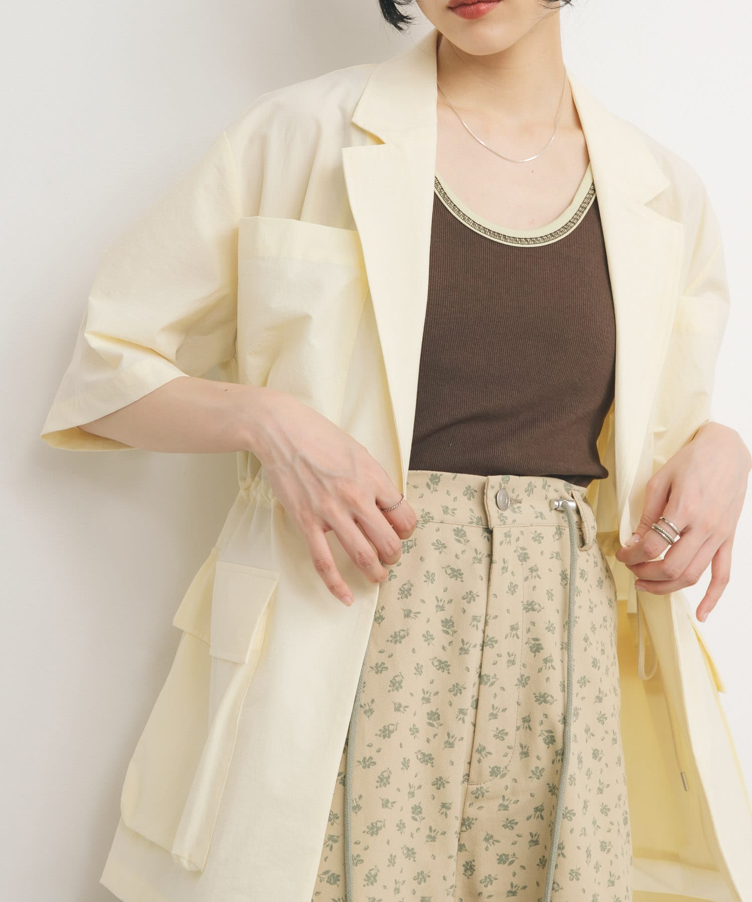 身長：160cm サイズ：one