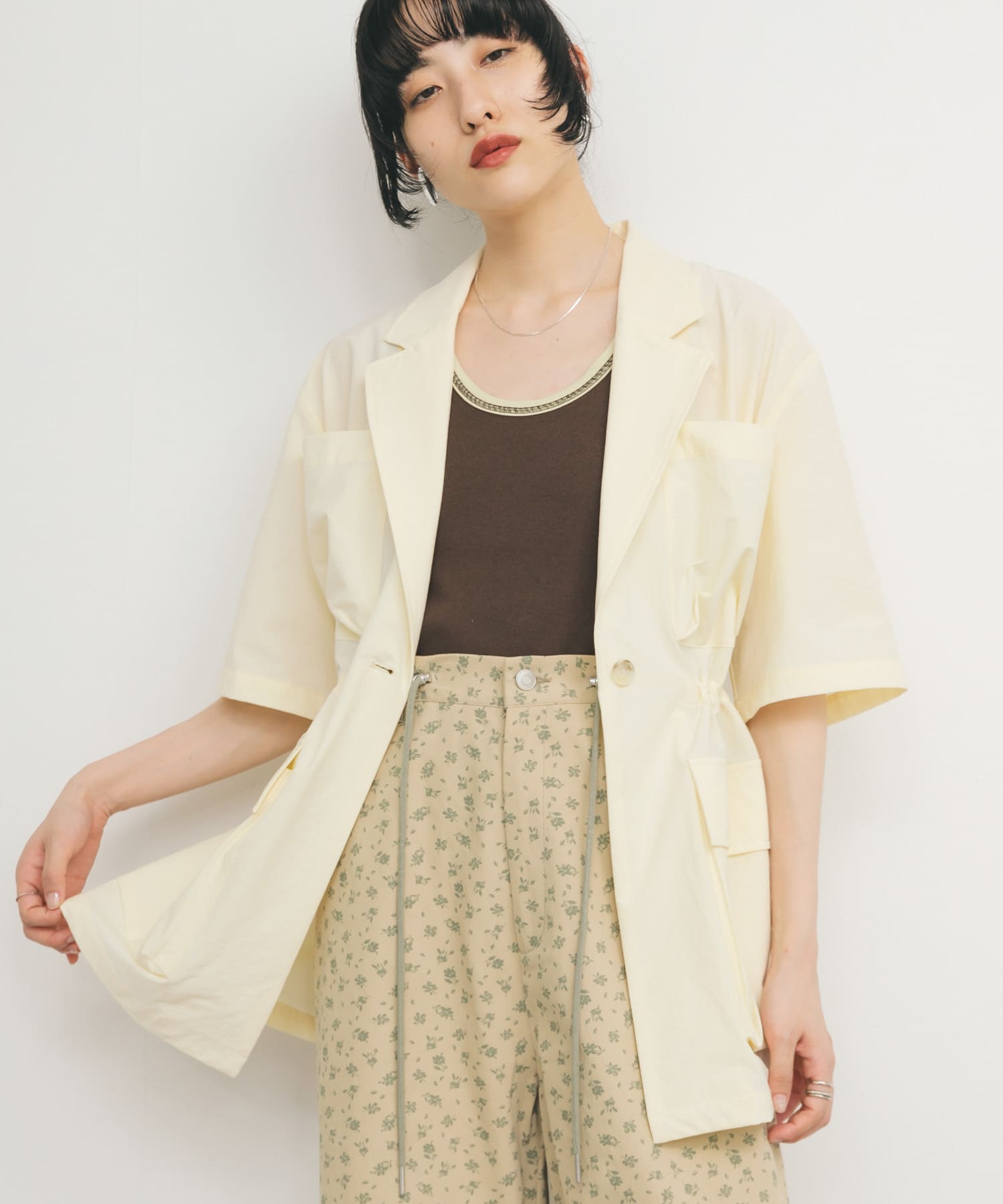 身長：160cm サイズ：one