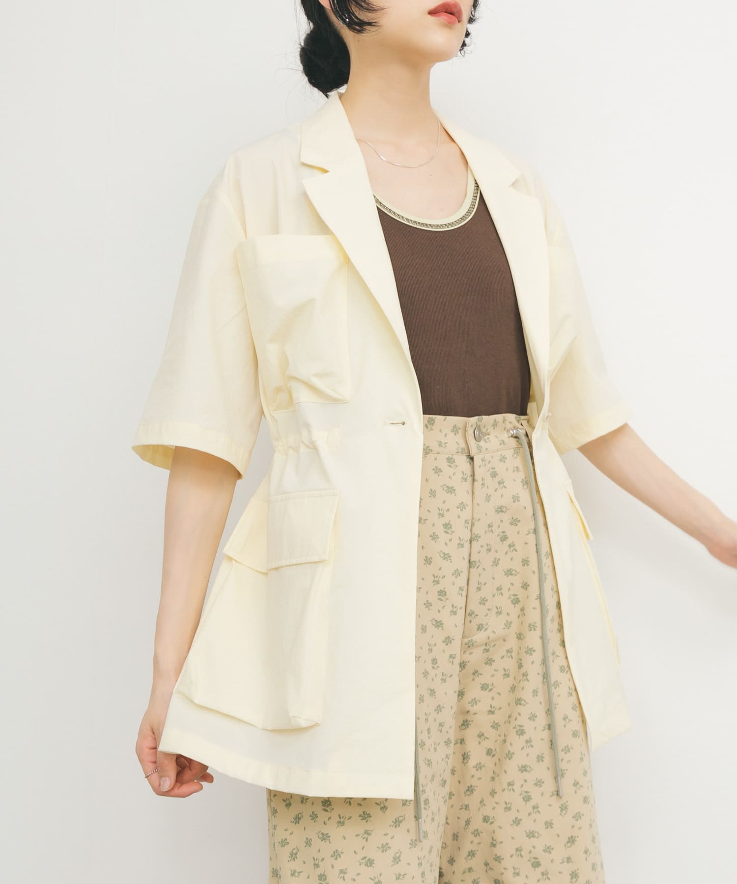 身長：160cm サイズ：one