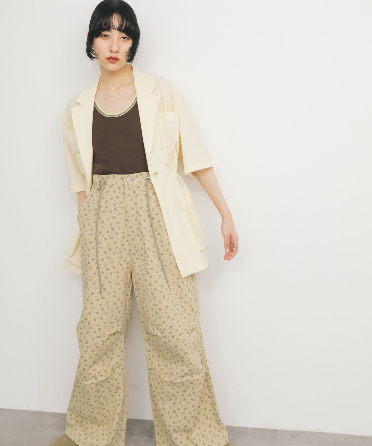 身長：160cm サイズ：one