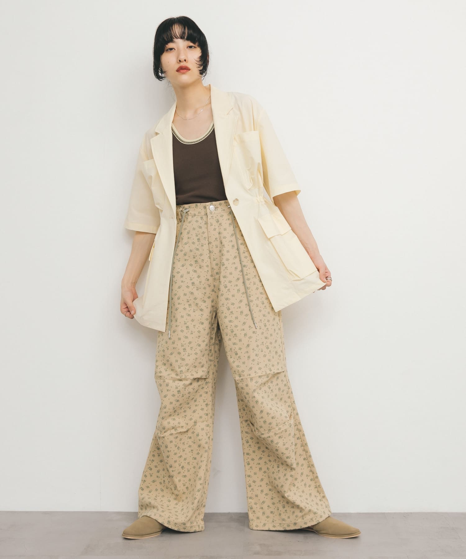 身長：160cm サイズ：one