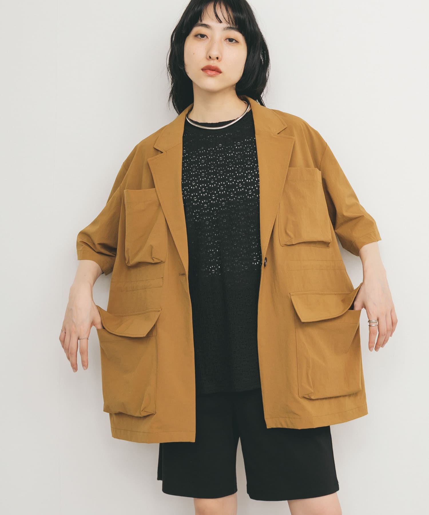 ポケットディティールジャケット