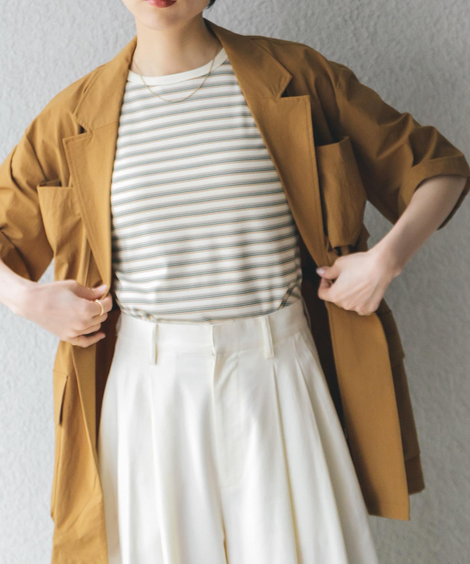 身長：160cm サイズ：one