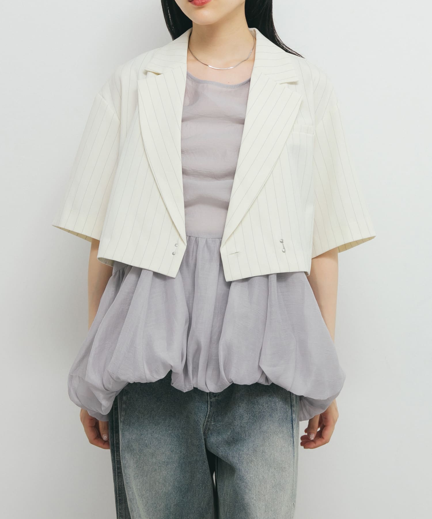 身長：160cm サイズ：one