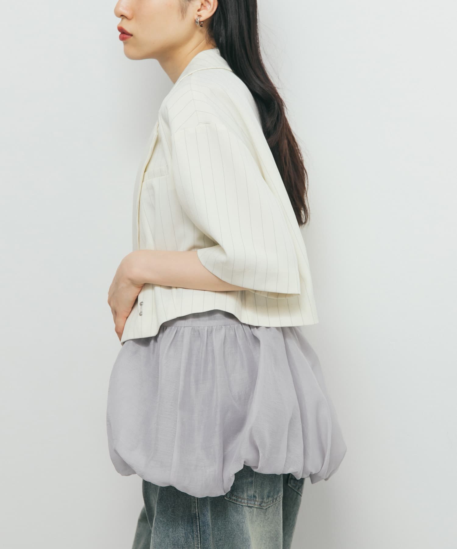 身長：160cm サイズ：one