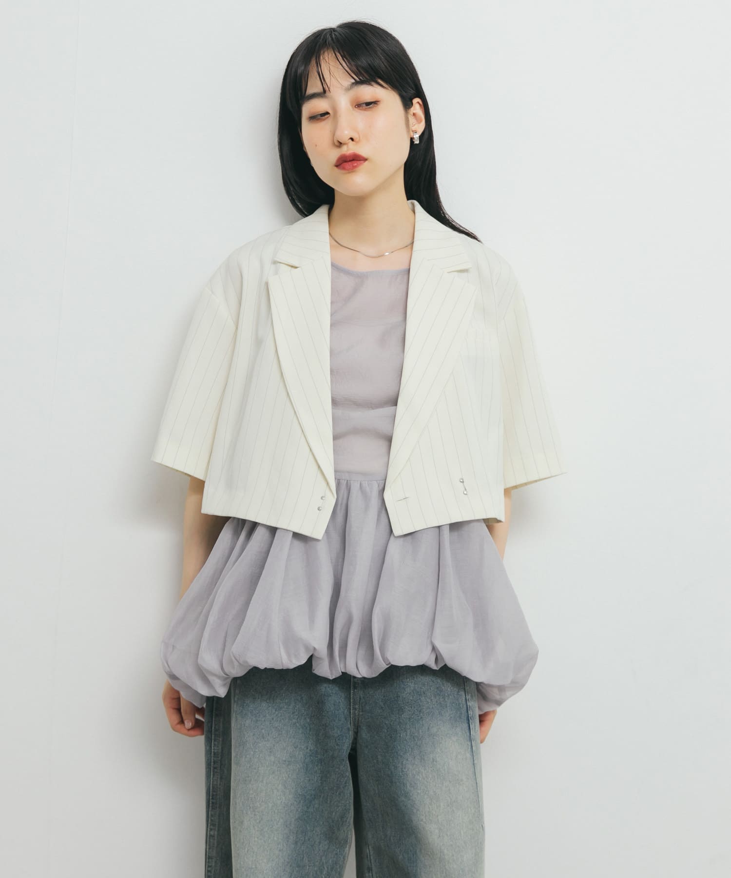 身長：160cm サイズ：one