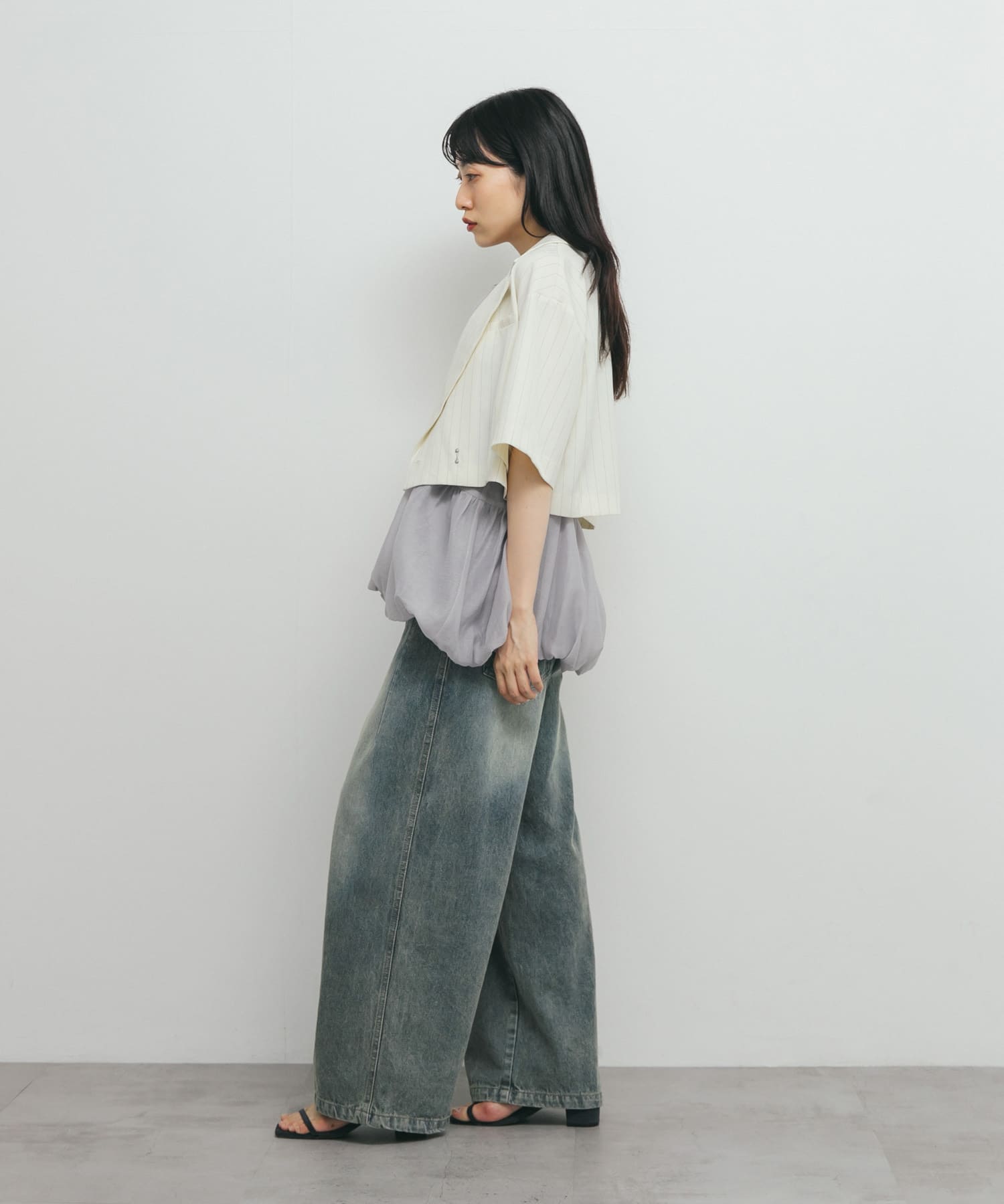 身長：160cm サイズ：one