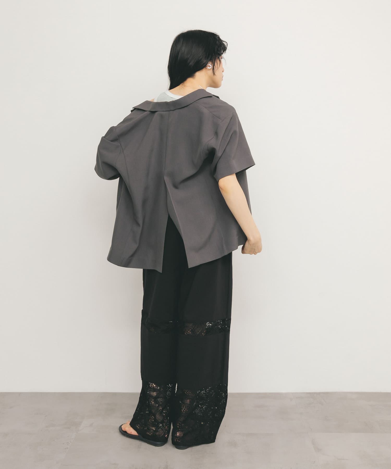 身長：160cm サイズ：one