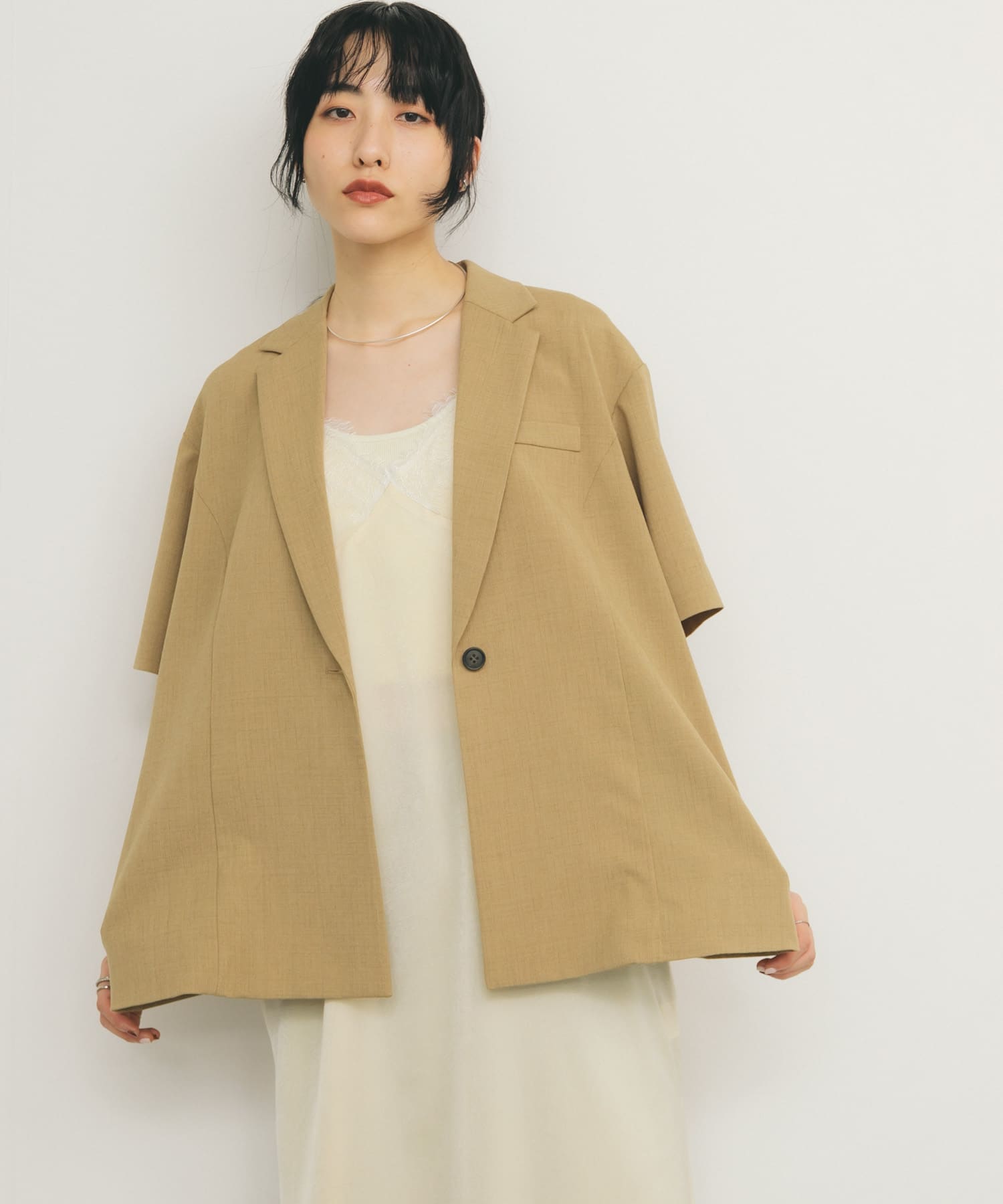 身長：160cm サイズ：one