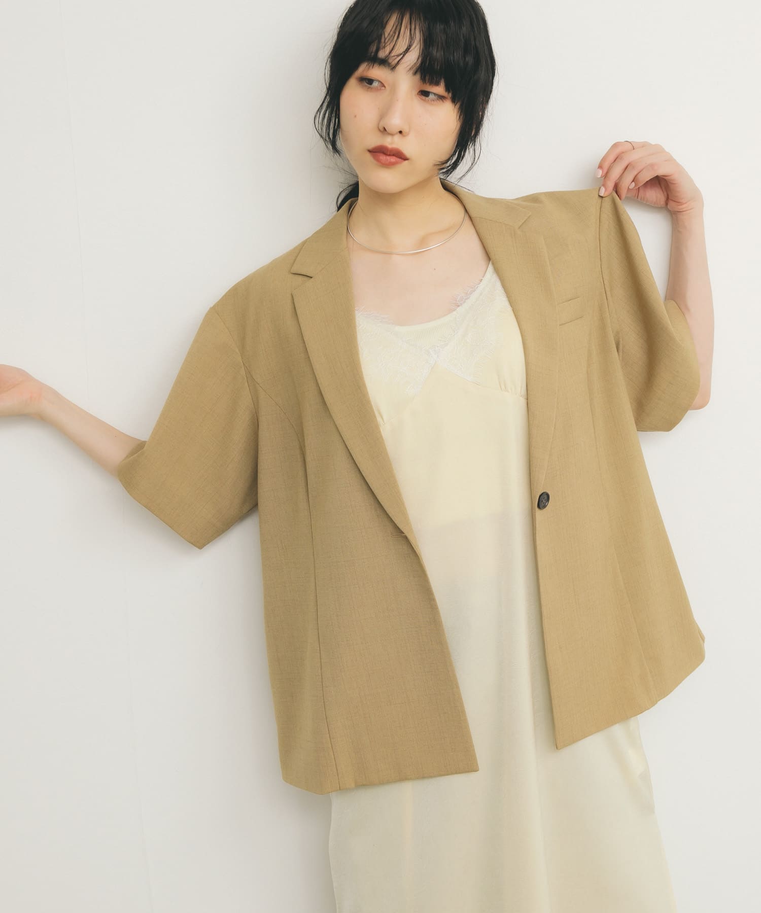 身長：160cm サイズ：one