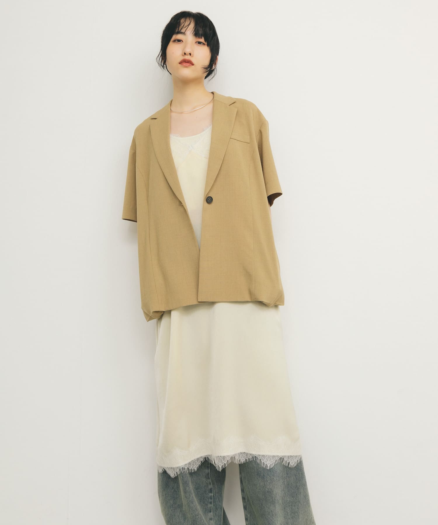 身長：160cm サイズ：one
