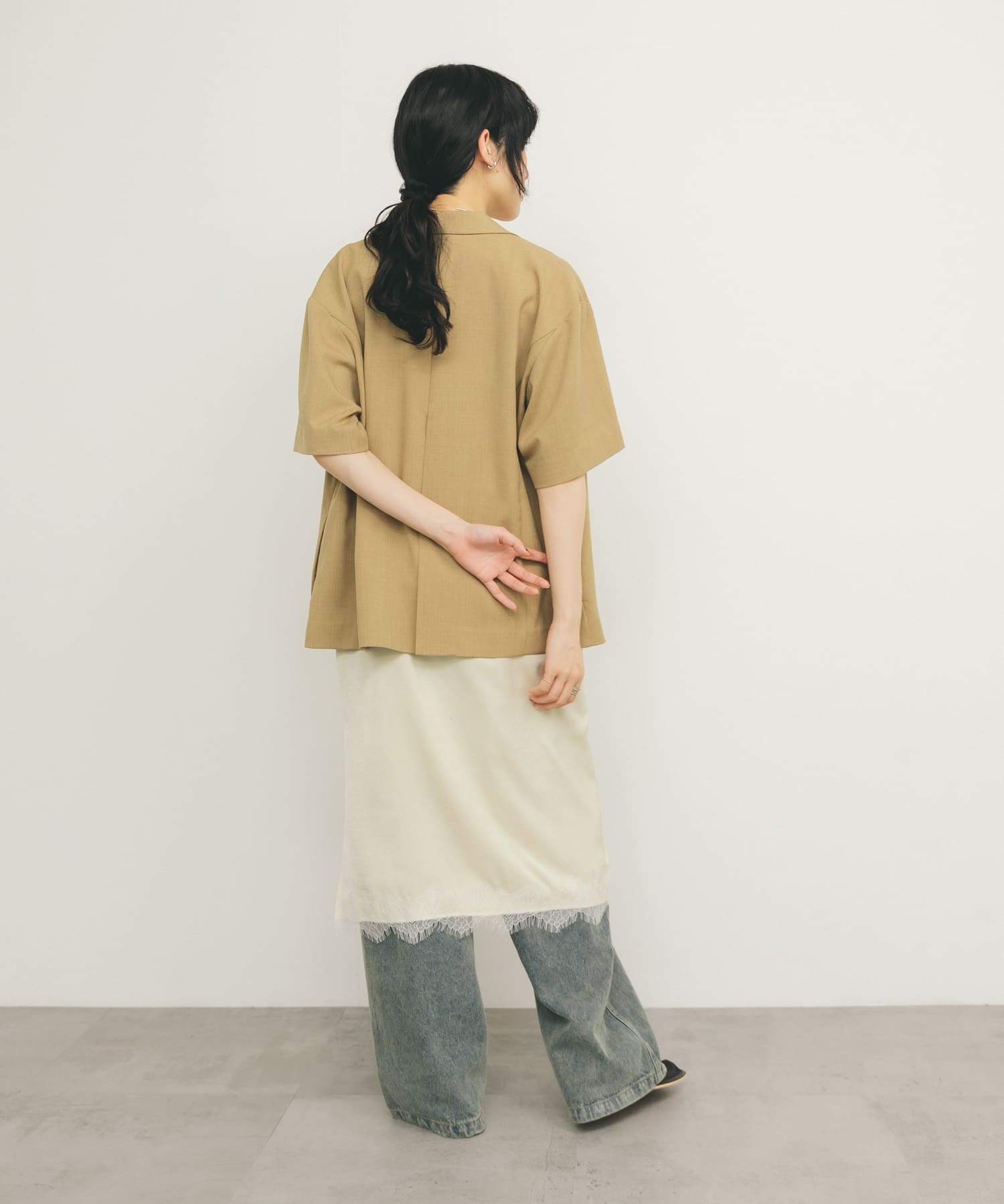 身長：160cm サイズ：one
