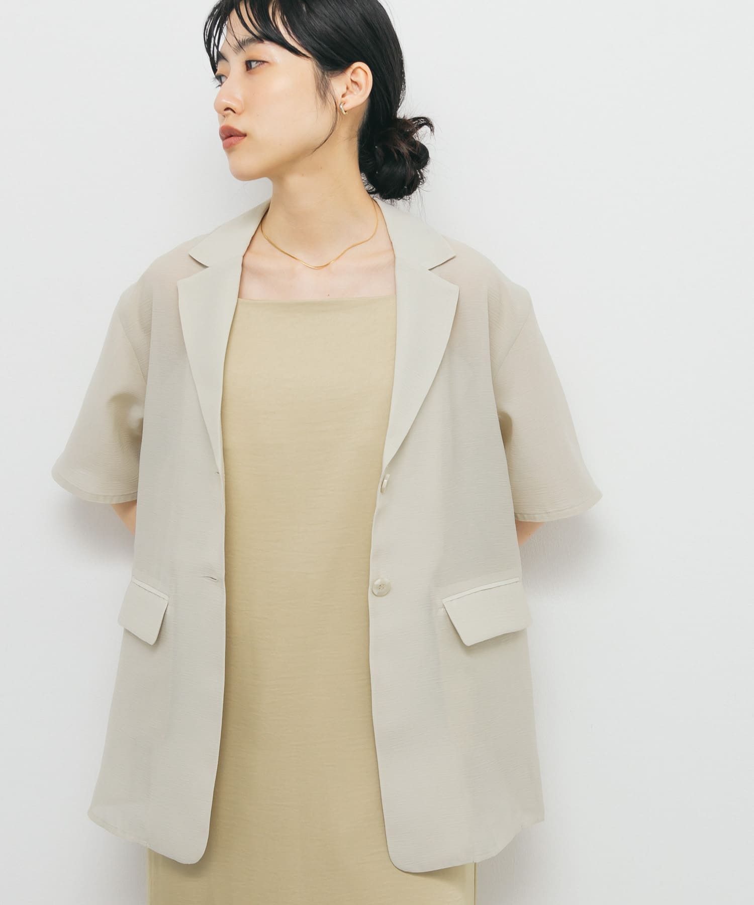 身長：160cm サイズ：one