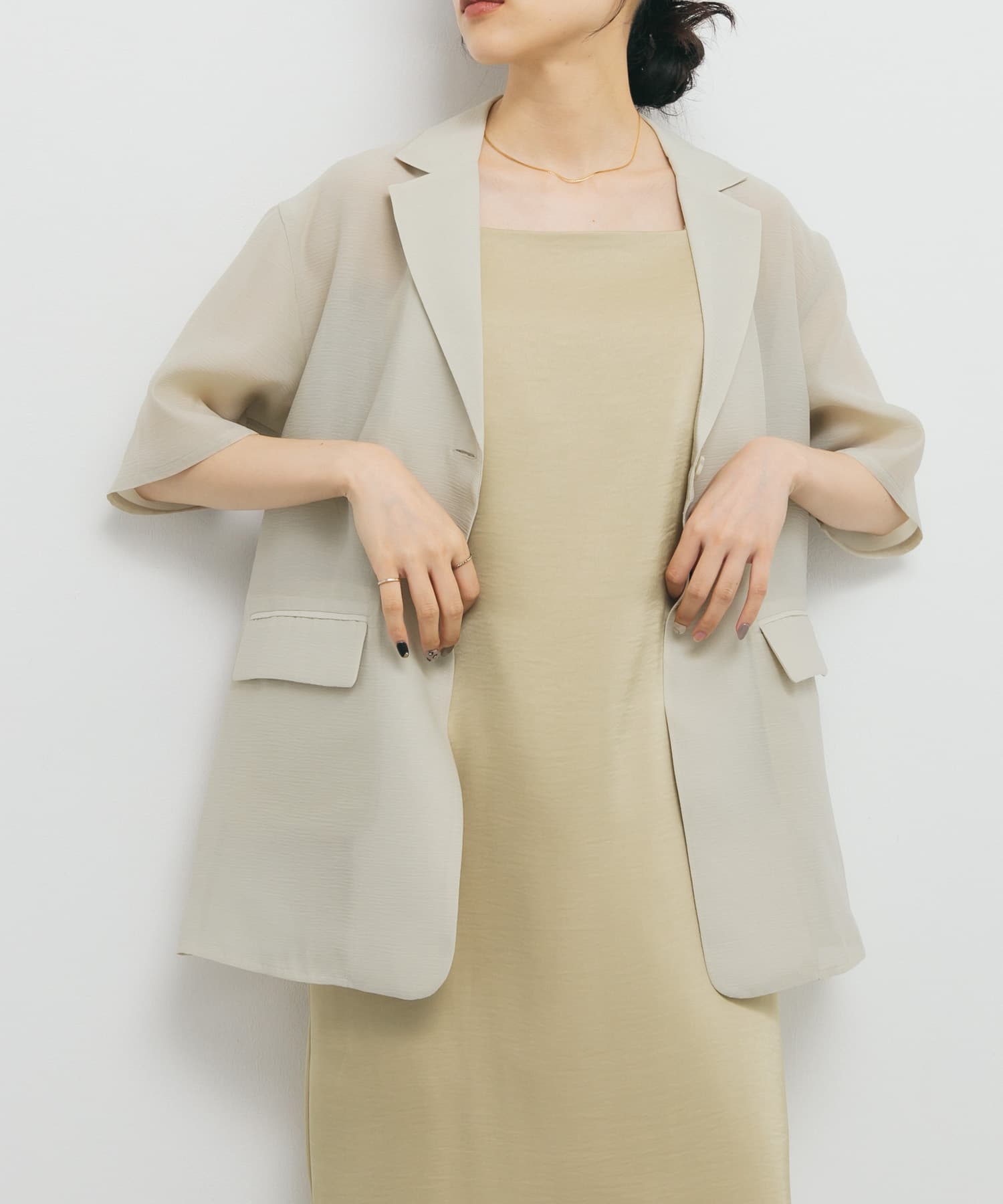 身長：160cm サイズ：one