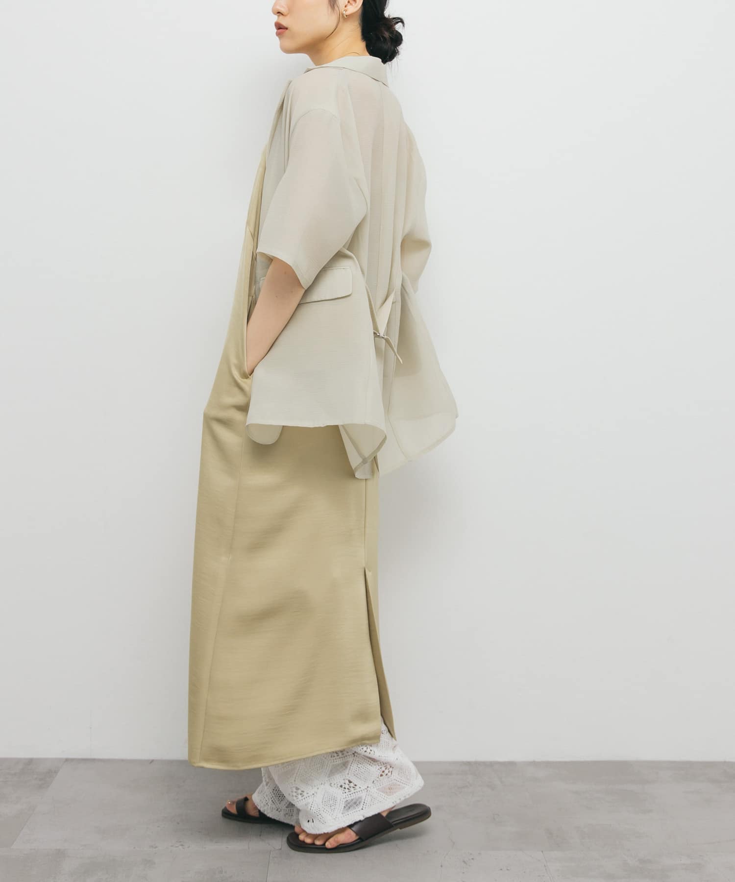 身長：160cm サイズ：one