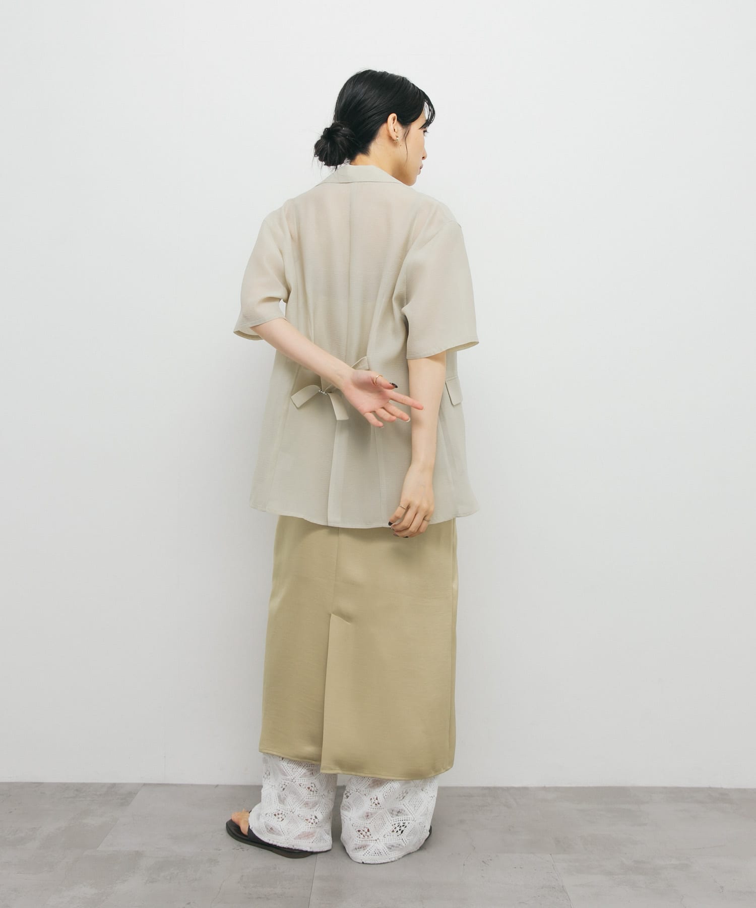 身長：160cm サイズ：one