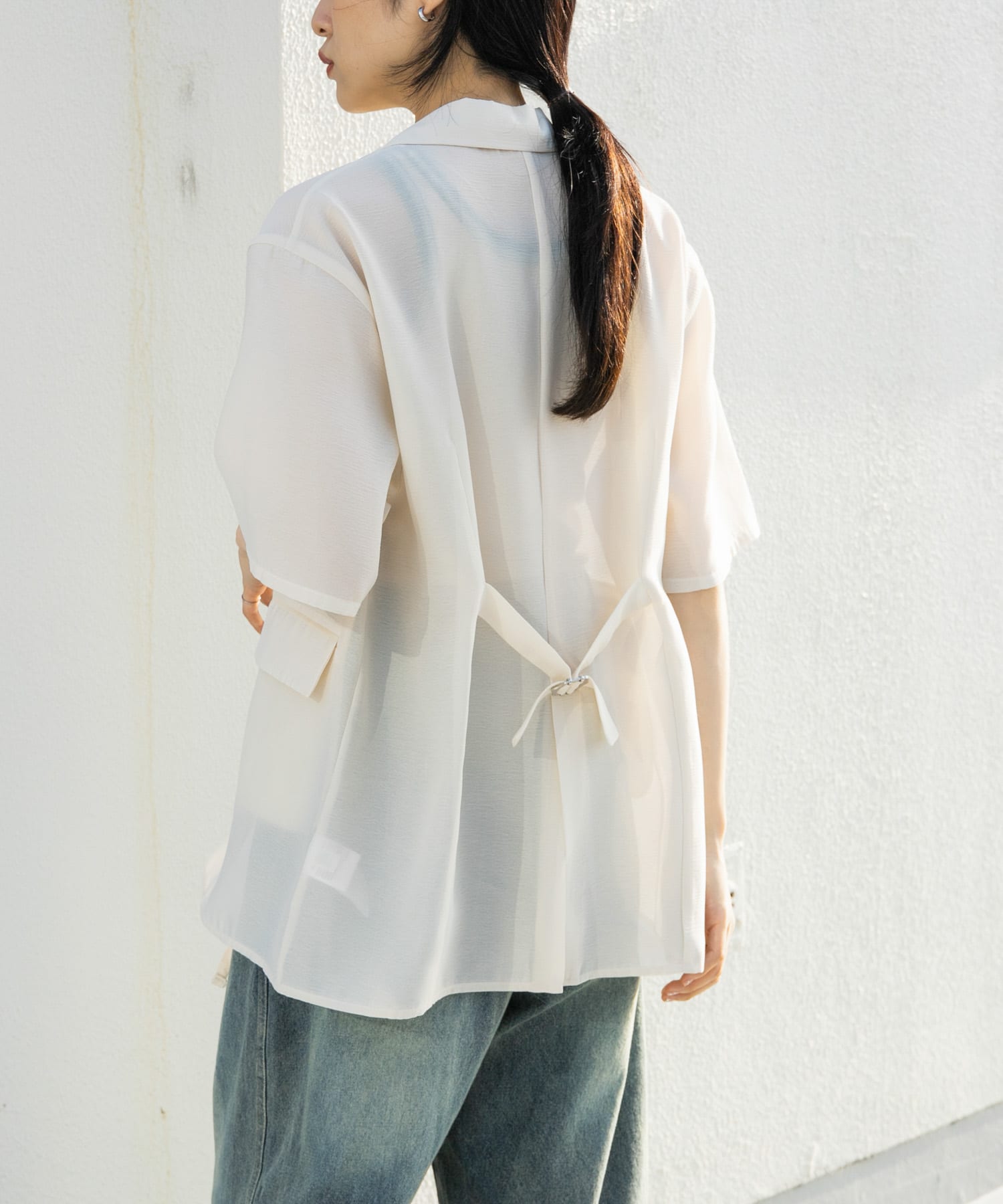 身長：160cm サイズ：one