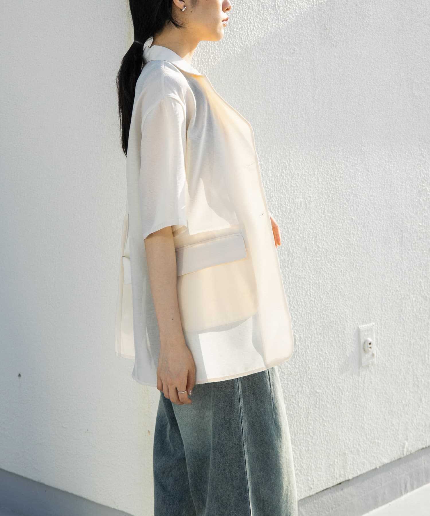 身長：160cm サイズ：one