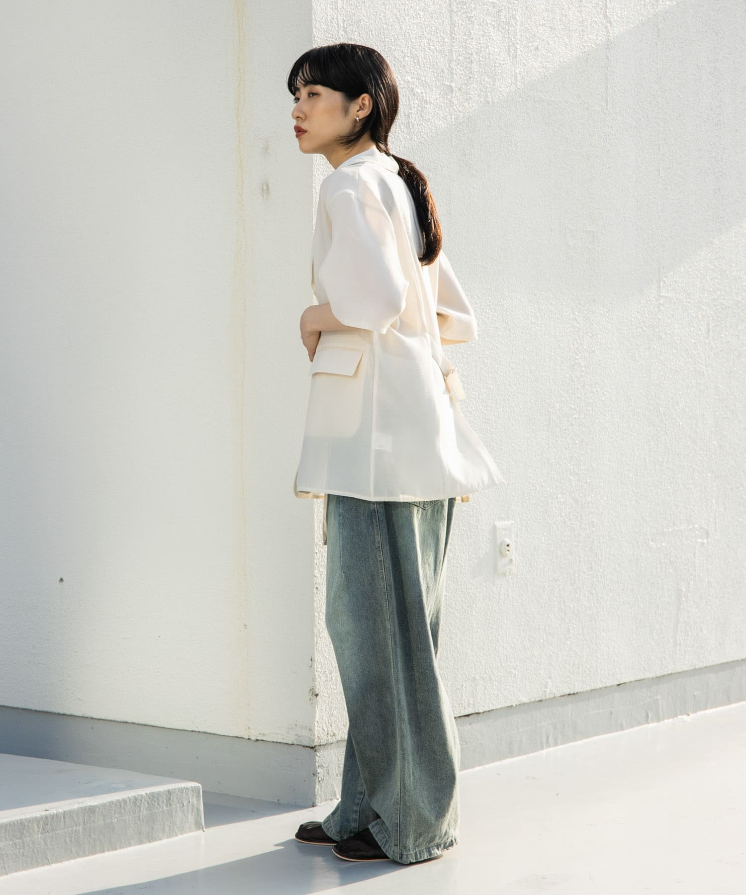 身長：160cm サイズ：one