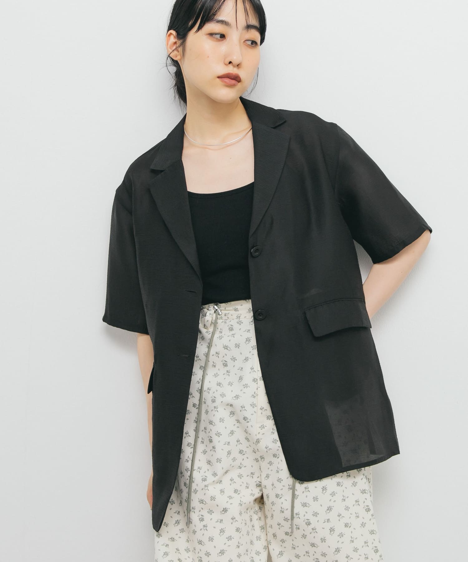 身長：160cm サイズ：one