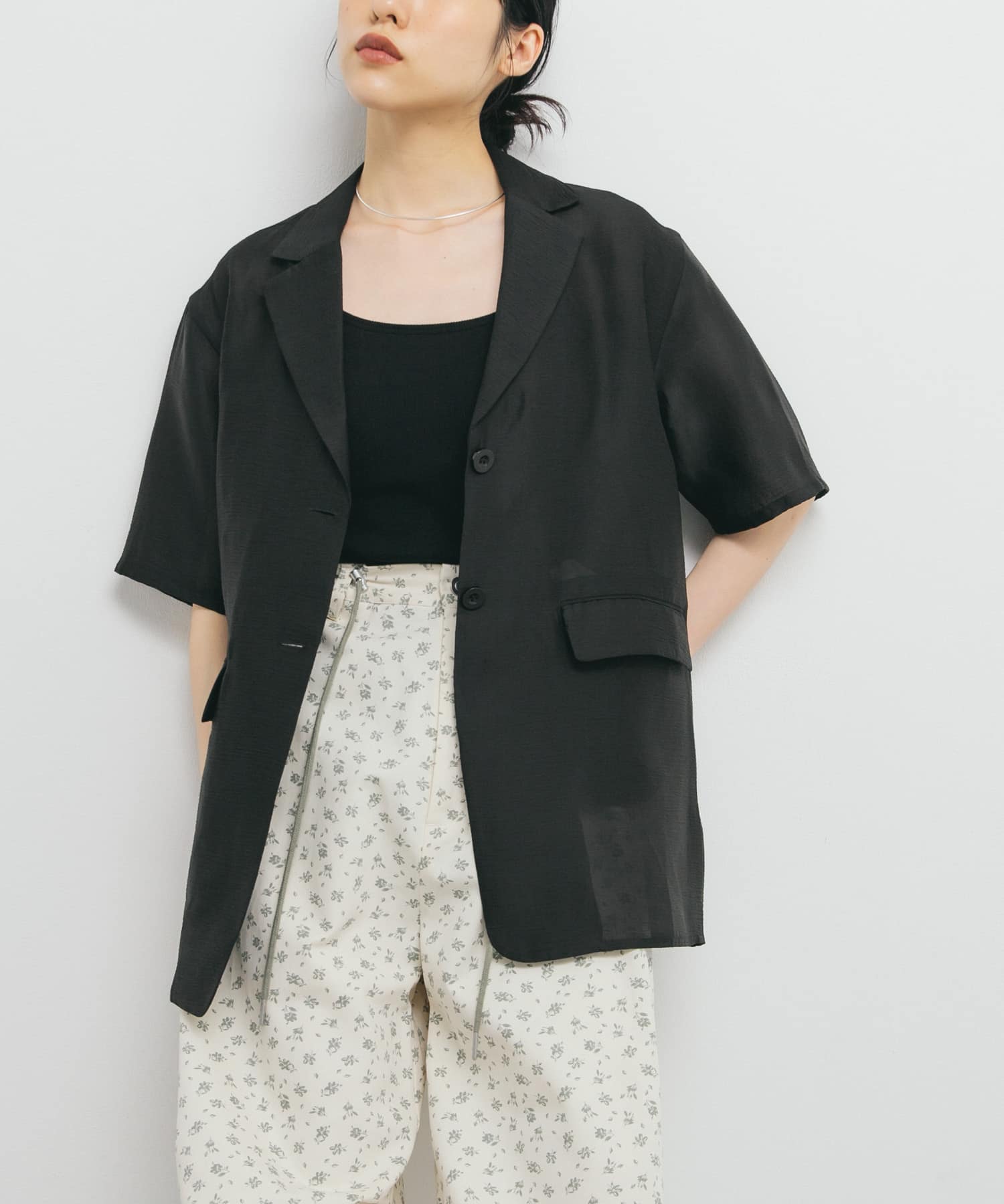 身長：160cm サイズ：one
