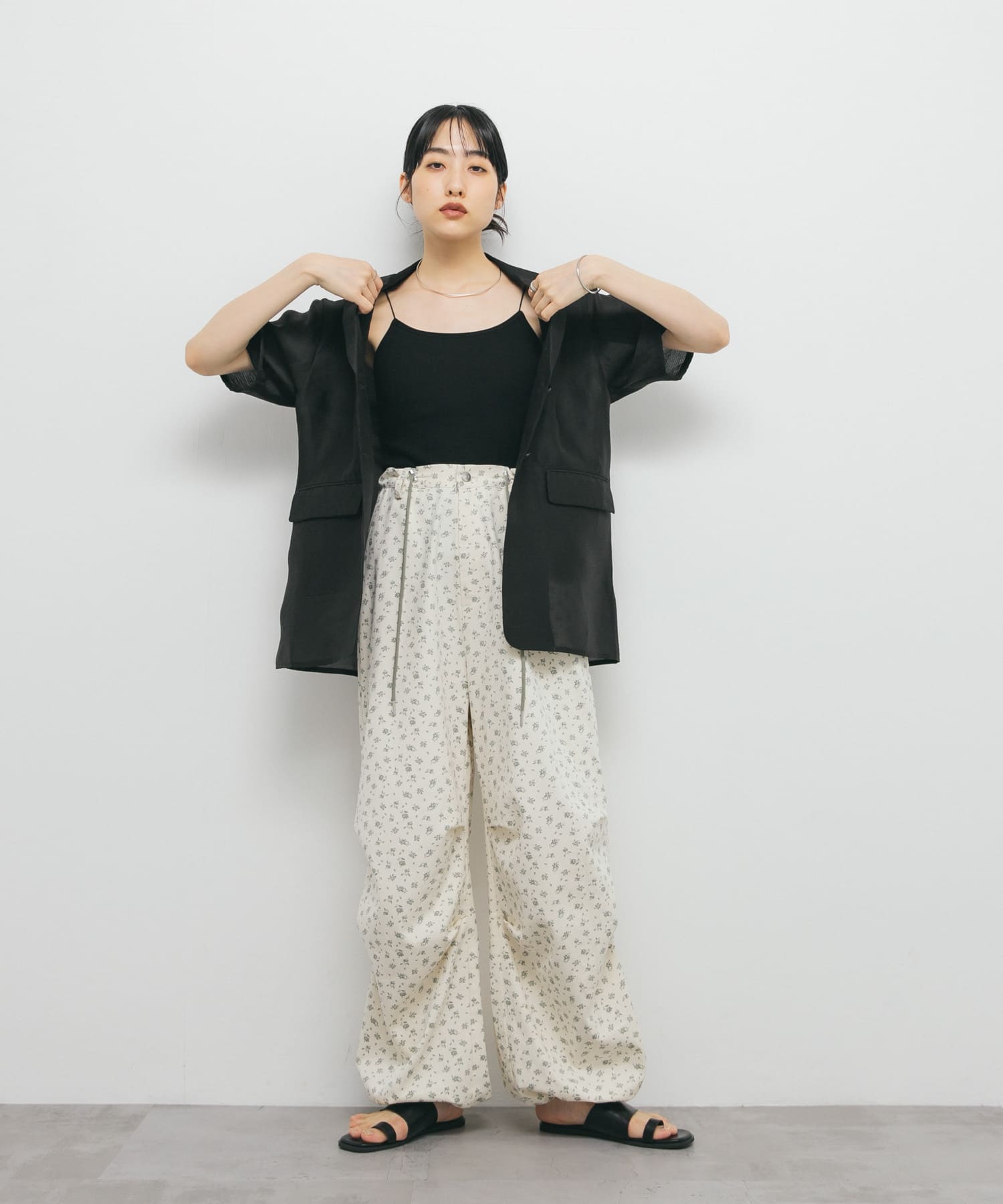 身長：160cm サイズ：one