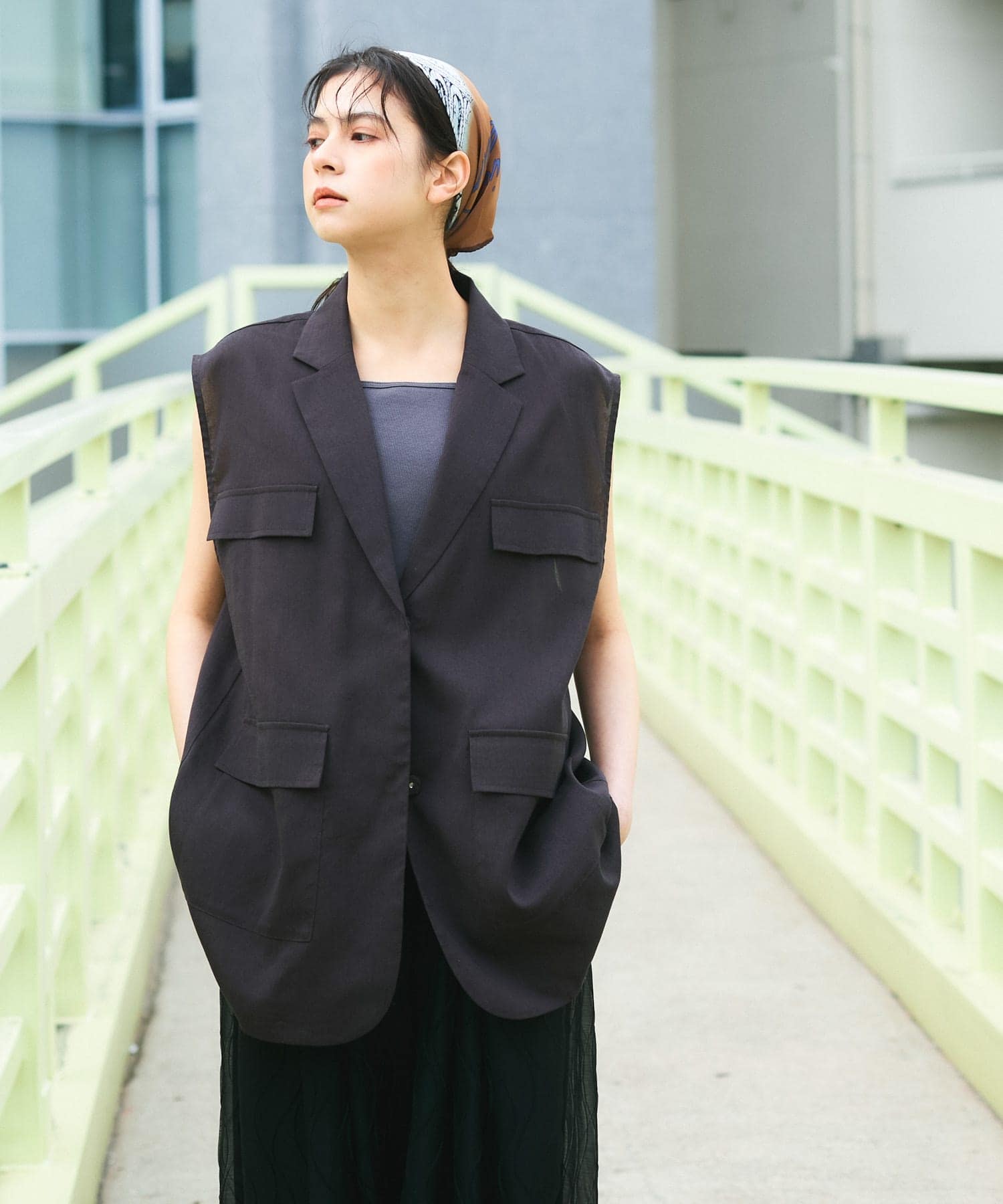 身長：164cm サイズ：one