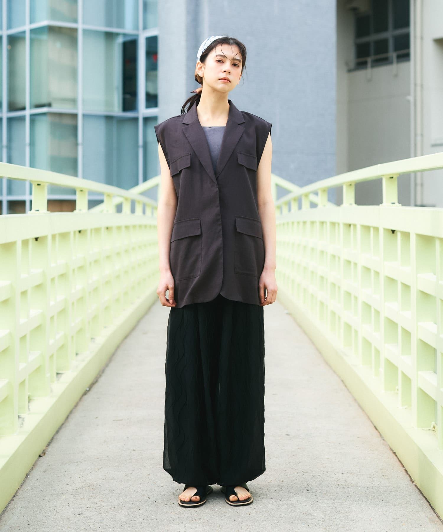 身長：164cm サイズ：one