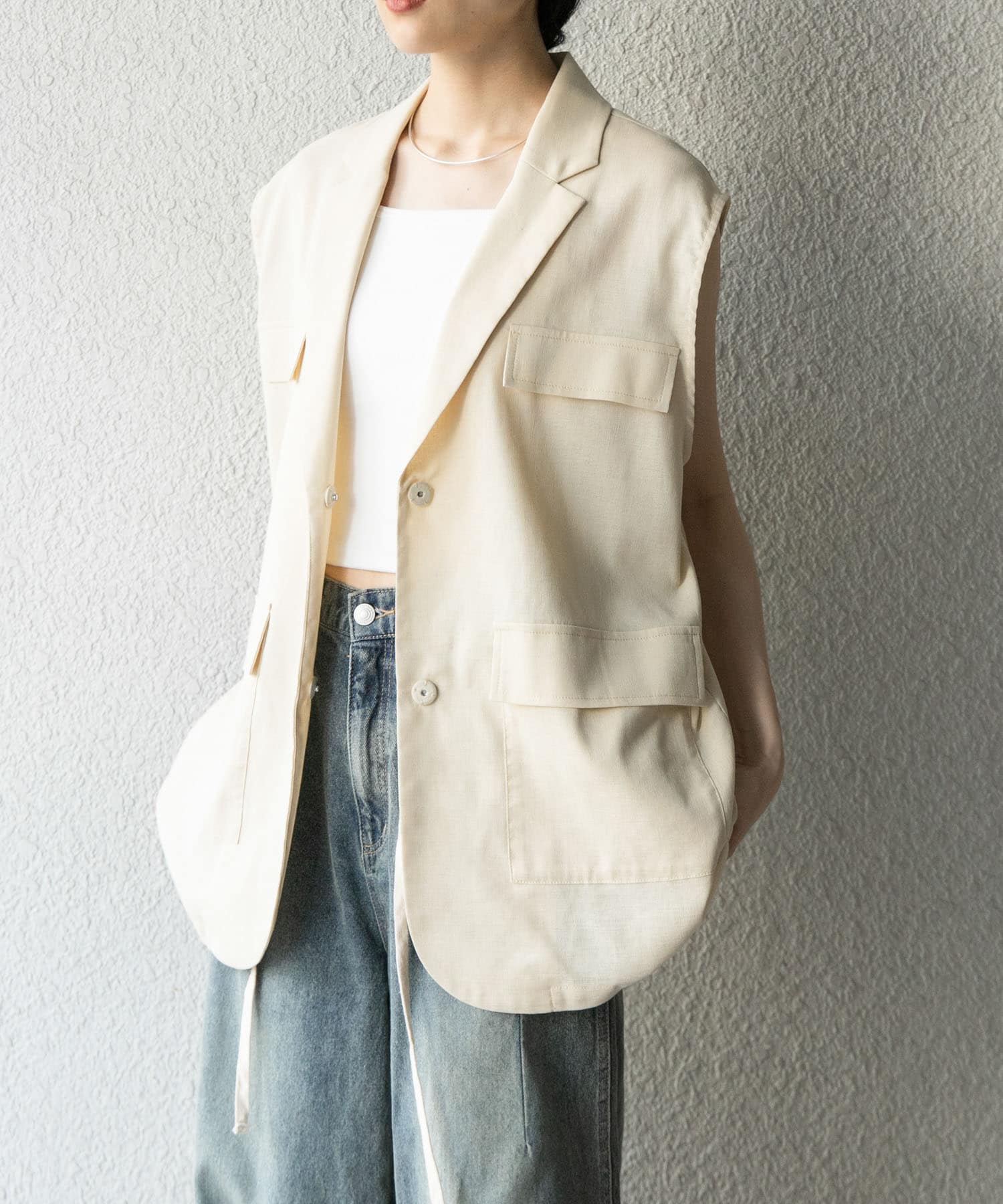 身長：160cm サイズ：one