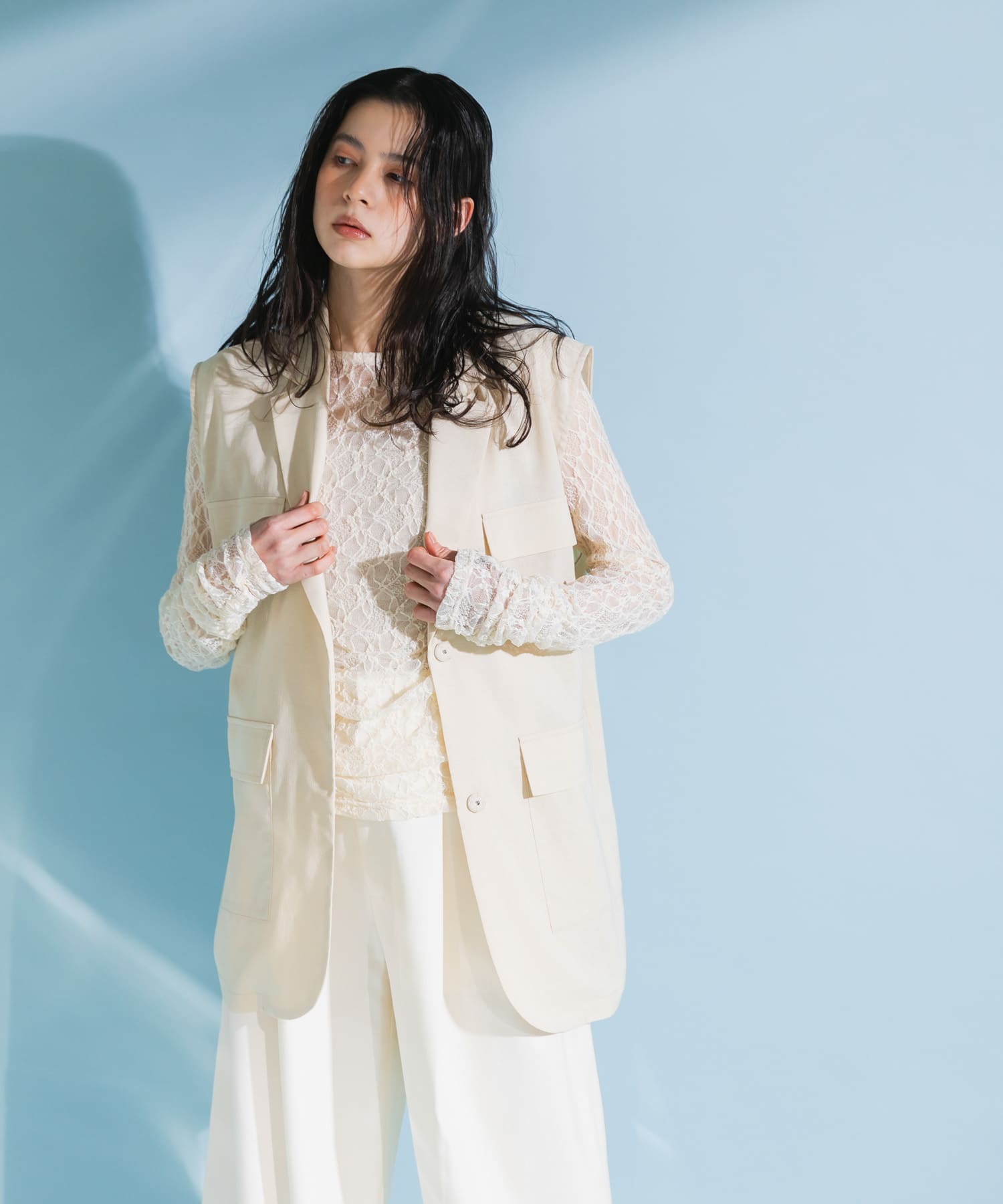 身長：164cm サイズ：one