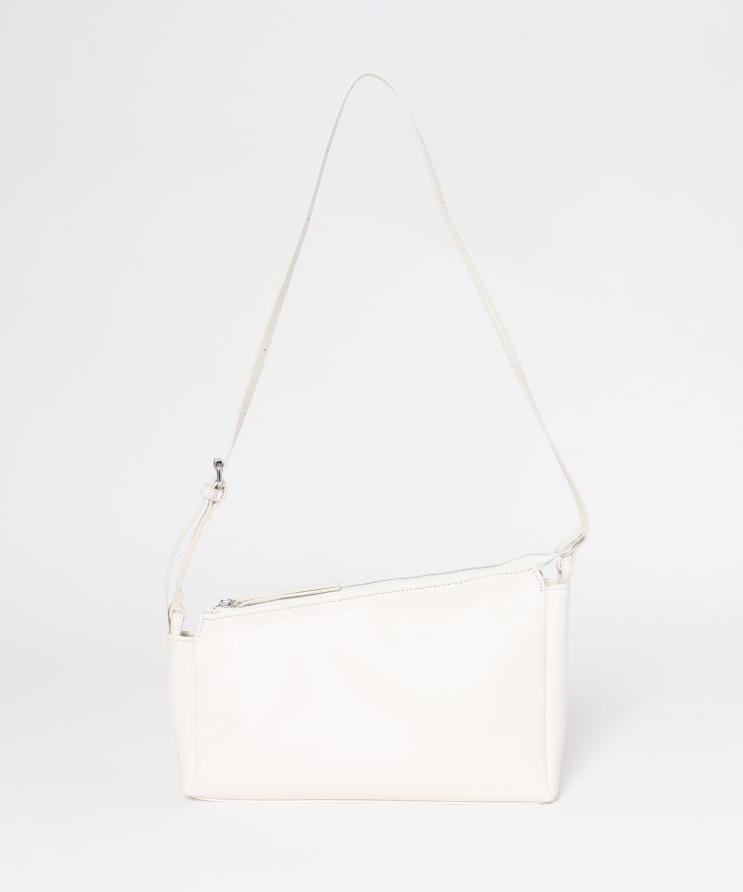 アシンメトリースリムショルダーBAG IVORY one