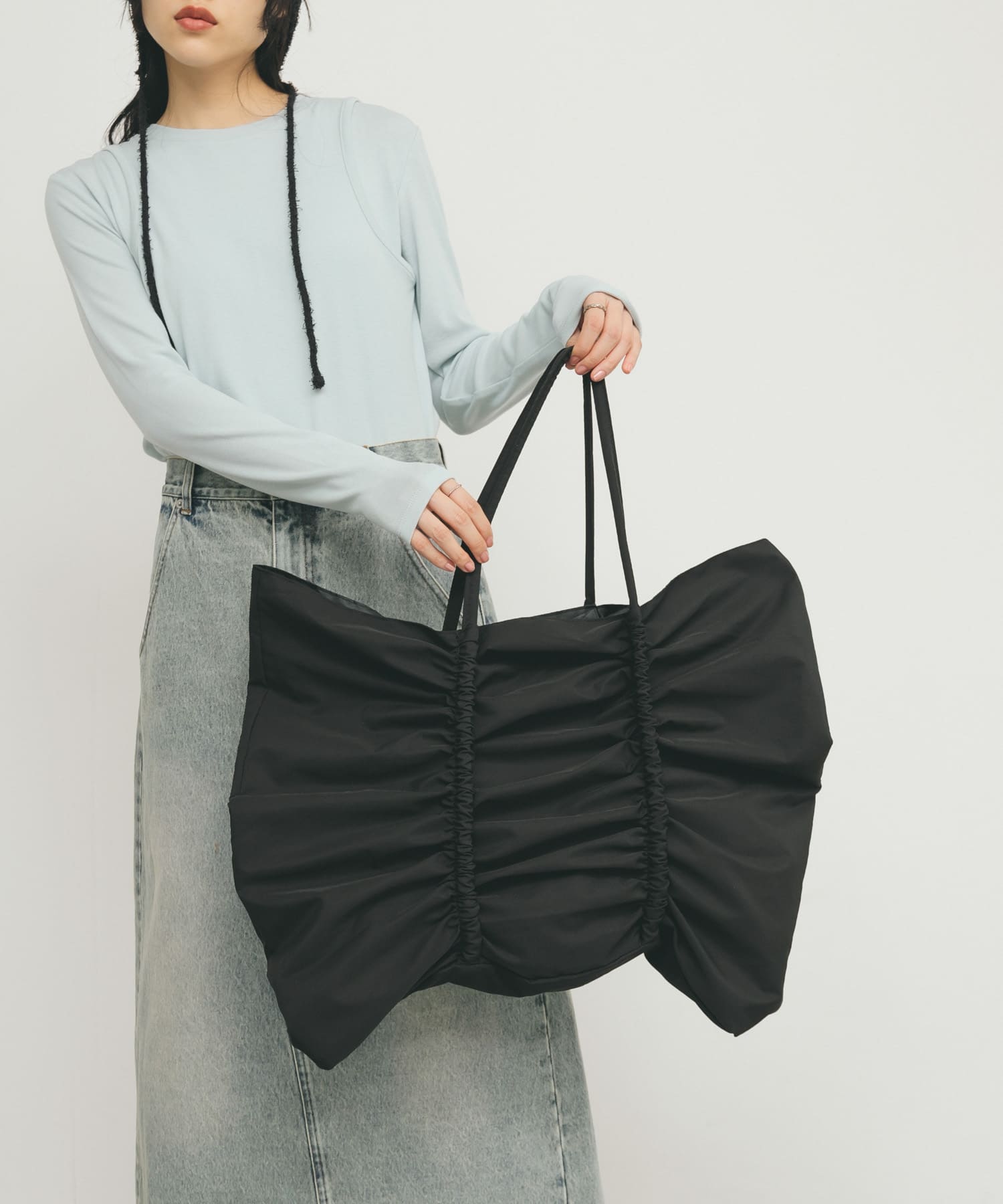 ビッグショルダーギャザーBAG