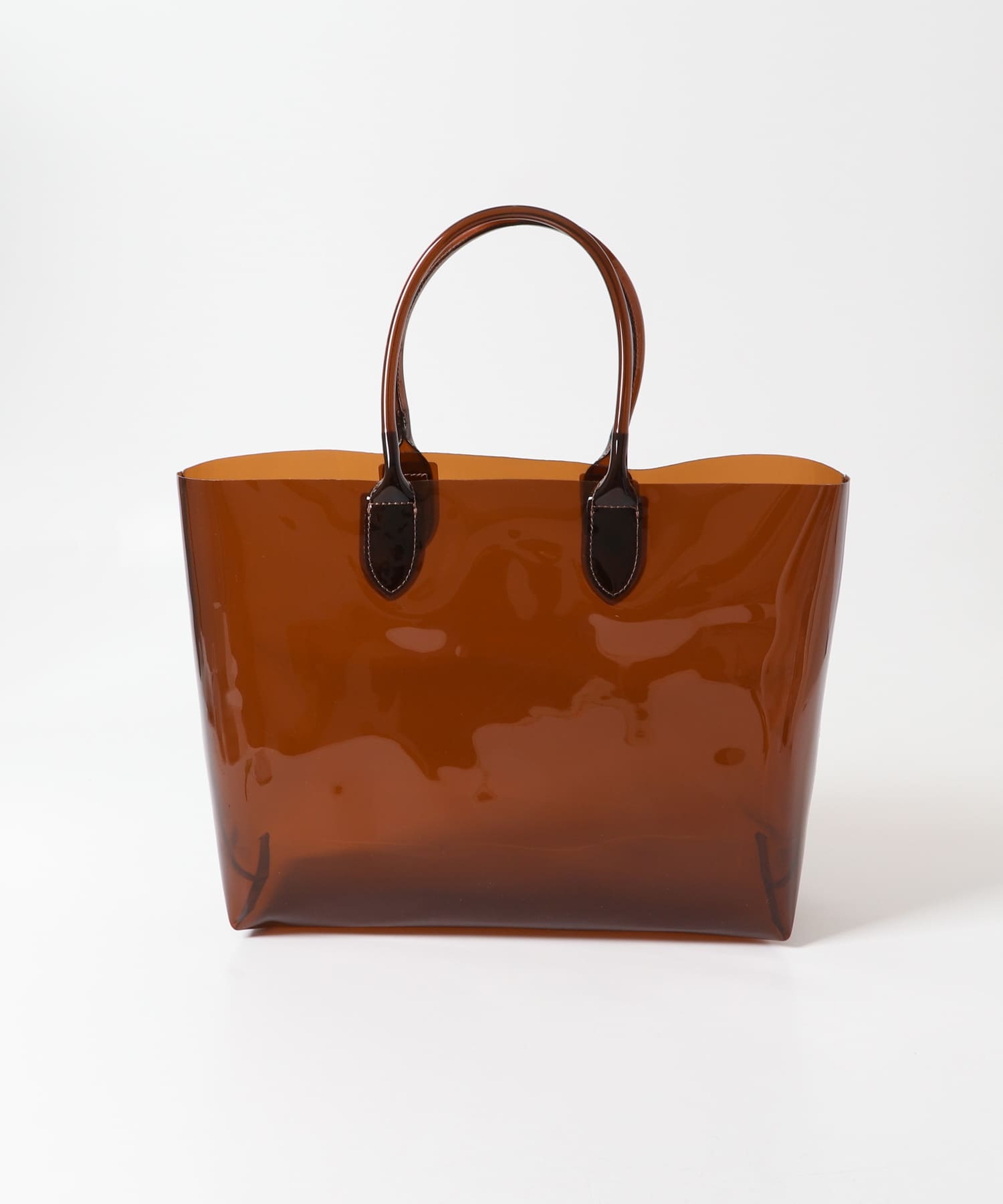 クリアトートBAG BROWN one