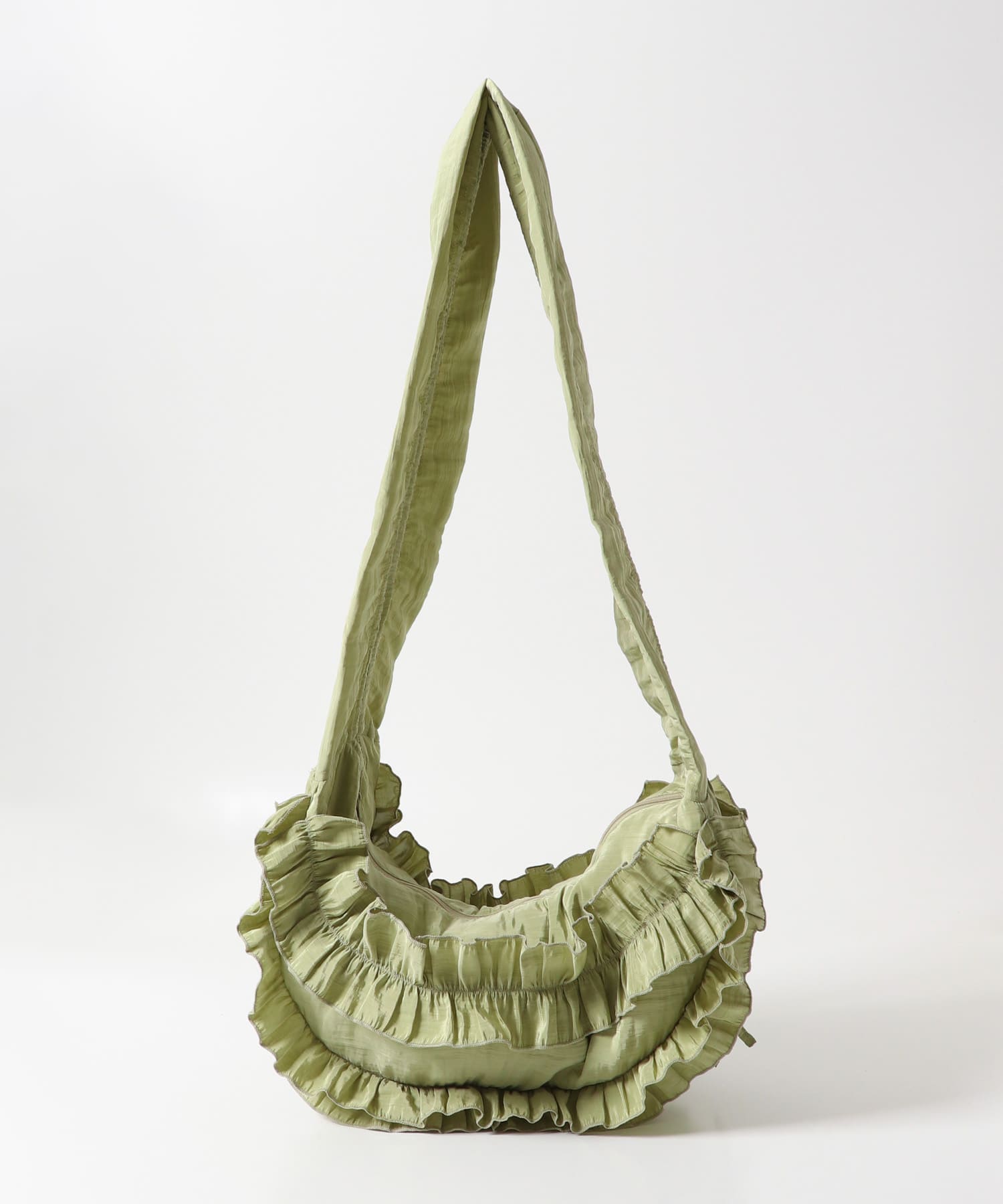 フリルギャザーBAG GREEN one