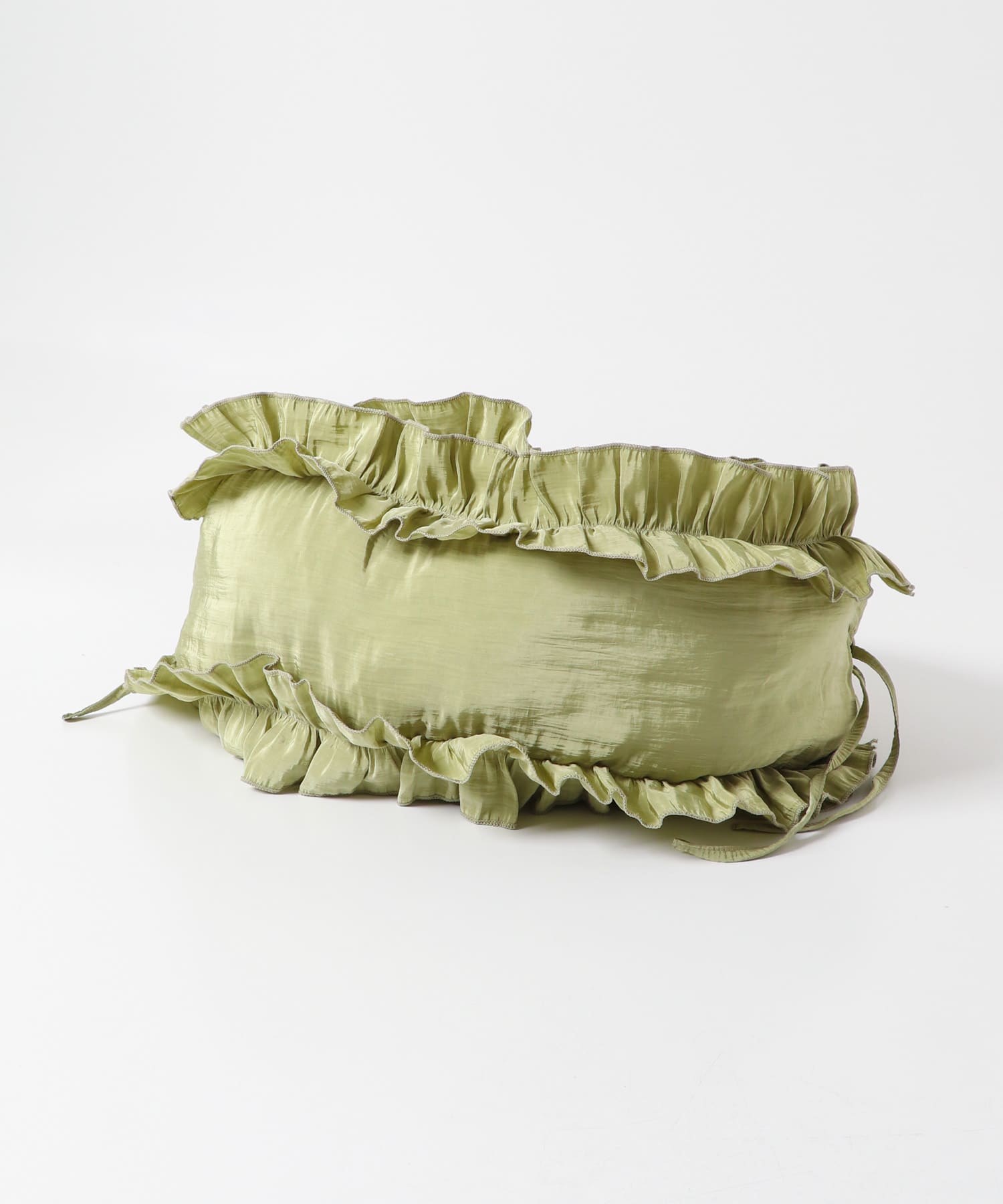 フリルギャザーBAG GREEN one
