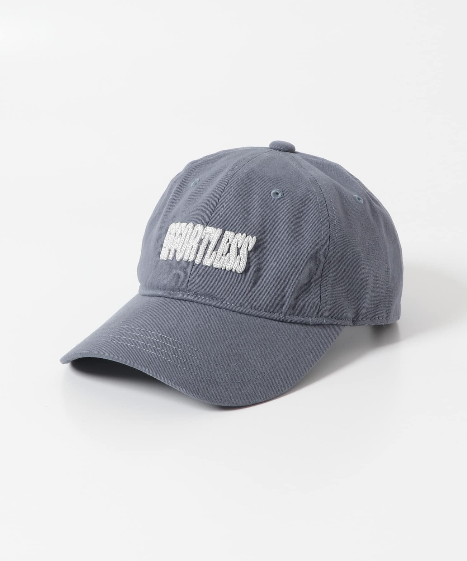 チェーンステッチエンブロイダリーCAP BLUE one